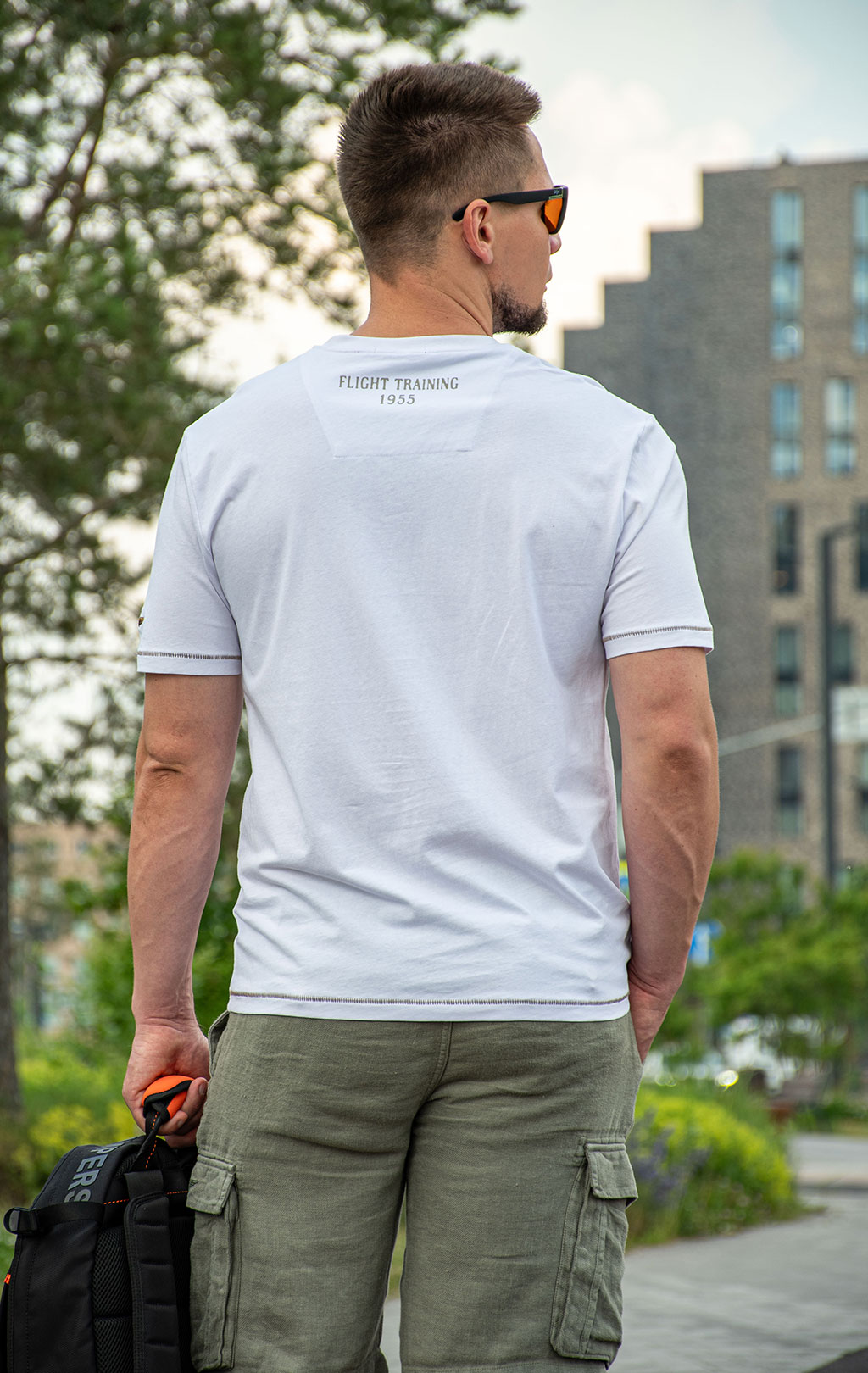 Футболка AERONAUTICA MILITARE SS 26/BD off white (TS 2542) 