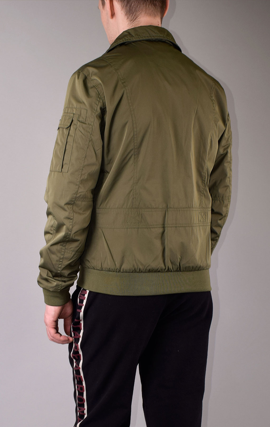 Ветровка-бомбер AERONAUTICA MILITARE SS19 green mountain (AB 1719) 