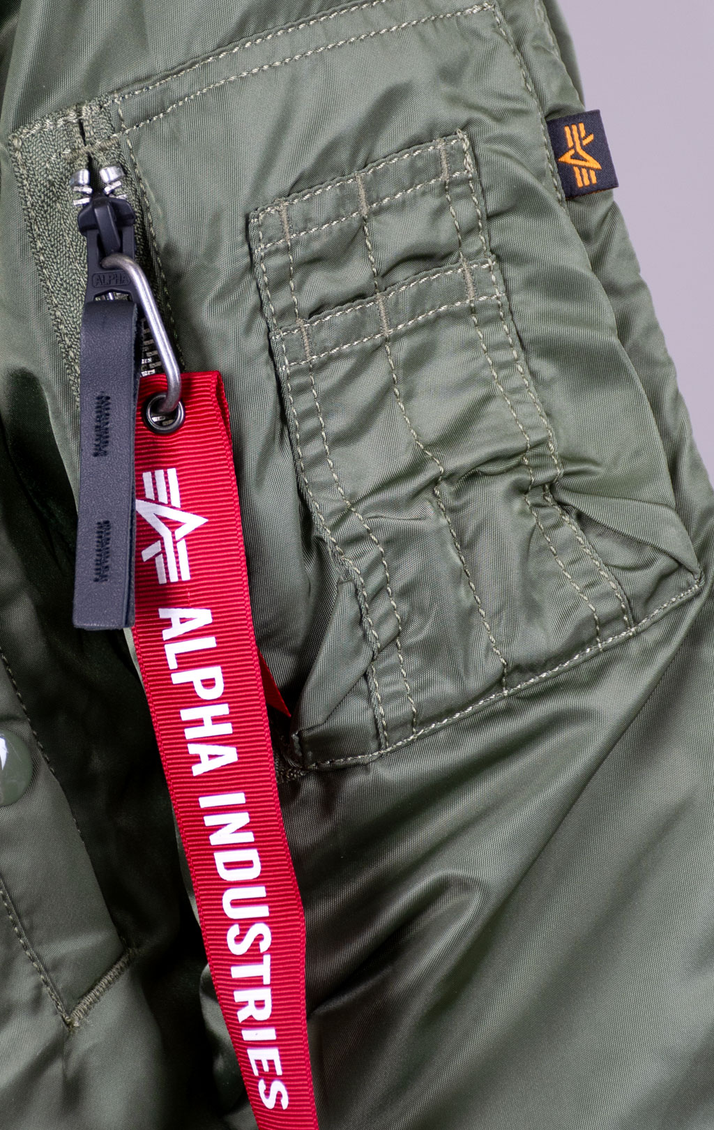 Аляска ALPHA INDUSTRIES SLIM FIT N-3B FW 21/22 m sage 