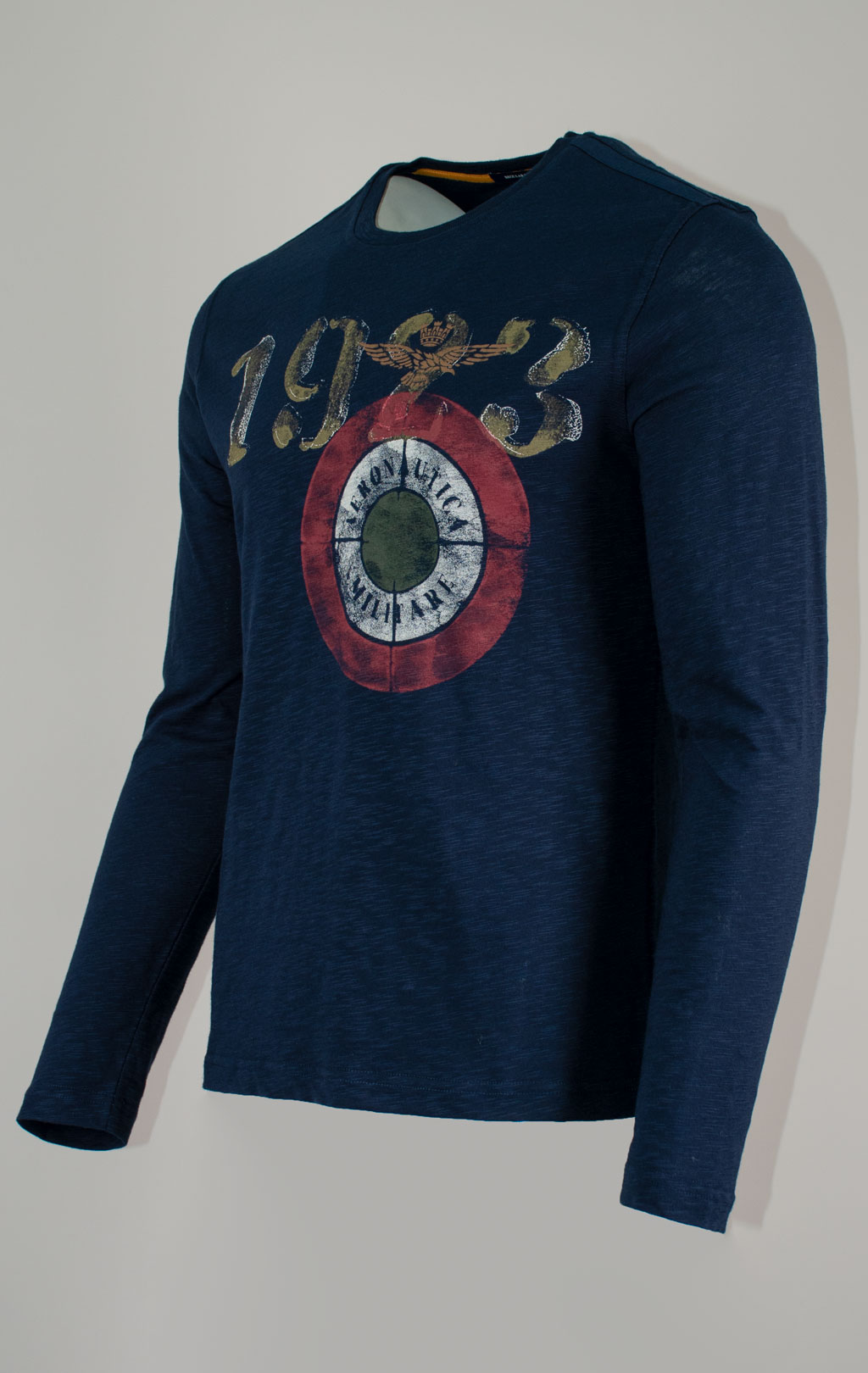 Лонгслив AERONAUTICA MILITARE FW 25/26/TR blue navy (TS 2487) 