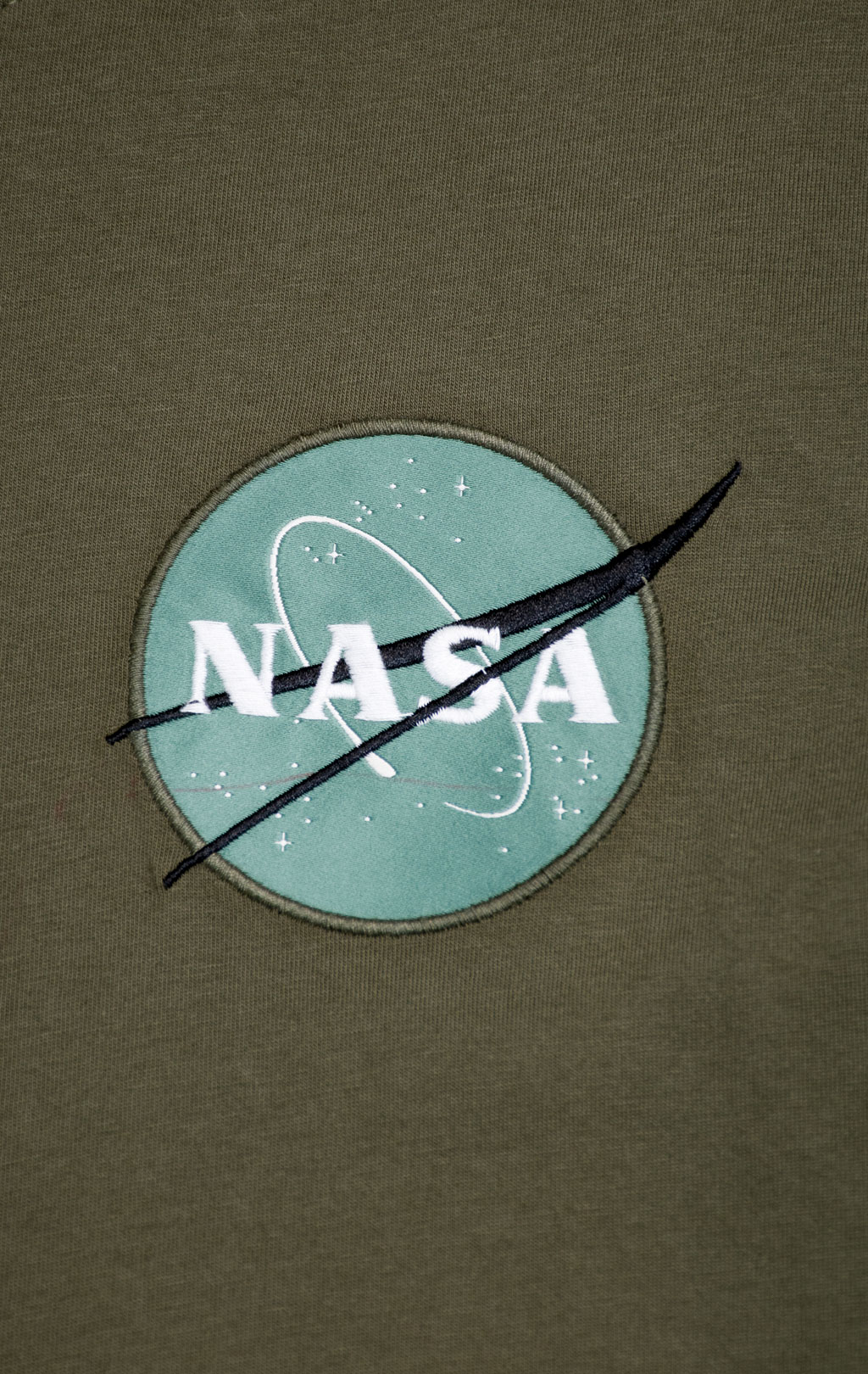 Футболка ALPHA INDUSTRIES NASA SPACE SHUTTLE T dark green 