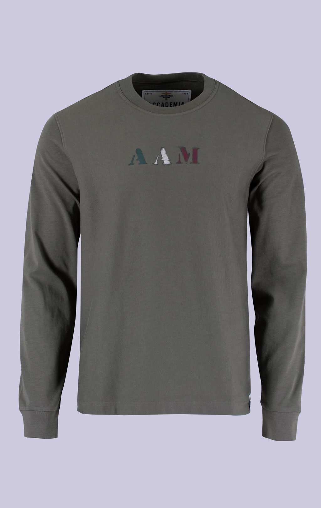 Лонгслив AERONAUTICA MILITARE FW 26/27/TR tea leaf (TS 2546) 