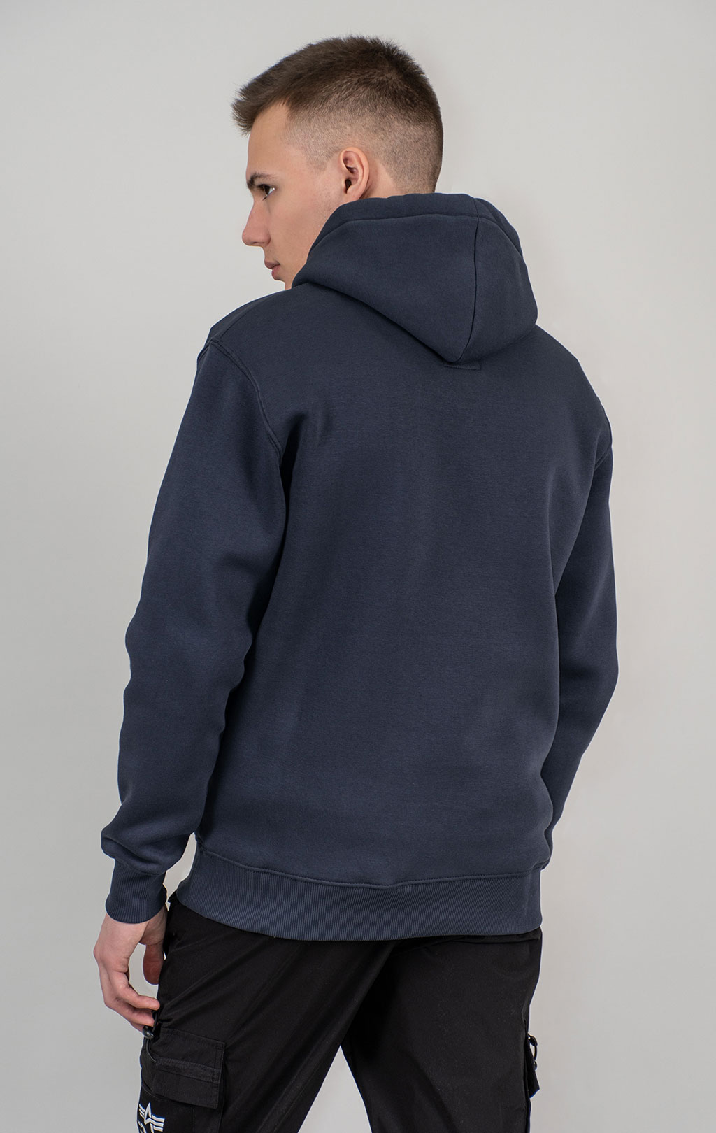 Толстовка ALPHA INDUSTRIES BASIC HOODY navy 
