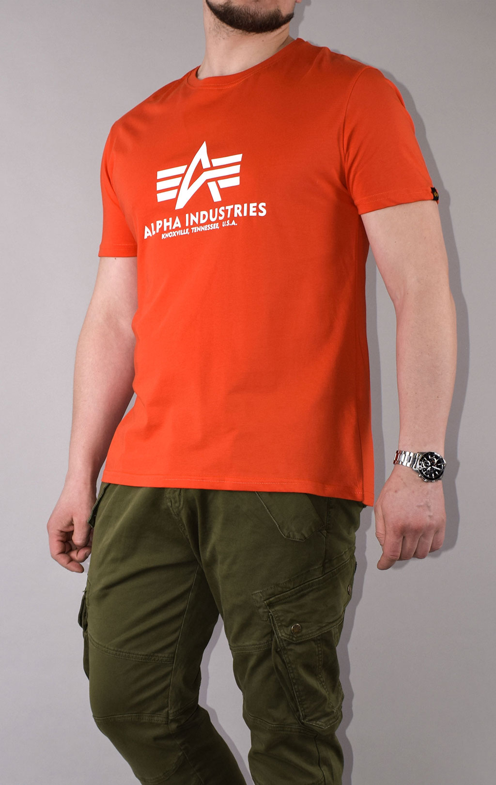 Футболка ALPHA INDUSTRIES BASIC T atomic red 
