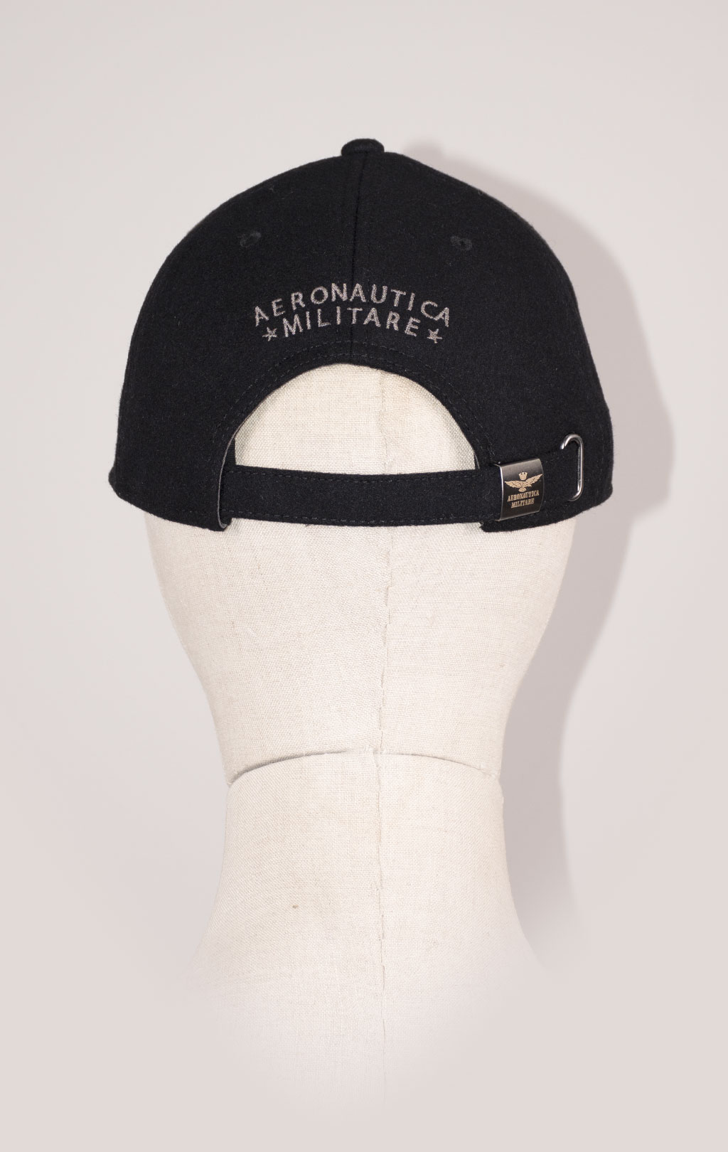 Бейсболка AERONAUTICA MILITARE шерсть FW 24/25/CN jet black (HA 1189) 