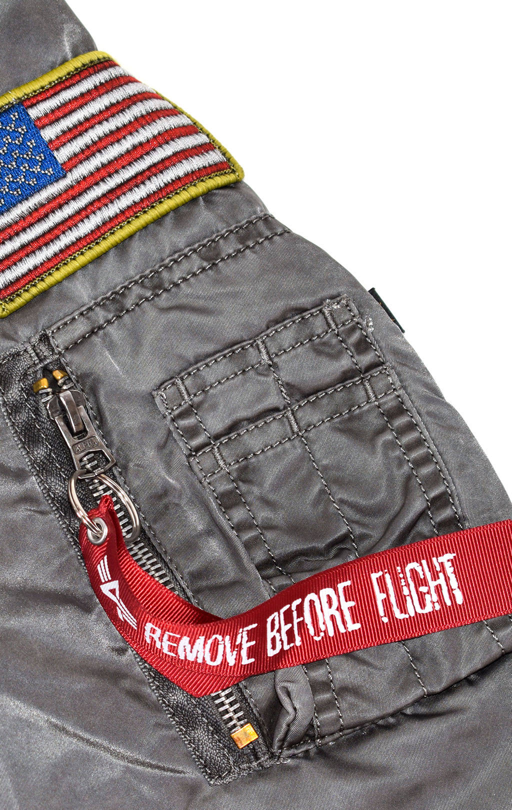 Бомбер ALPHA INDUSTRIES MA-1 APOLLO BATTLEWASH new silver 