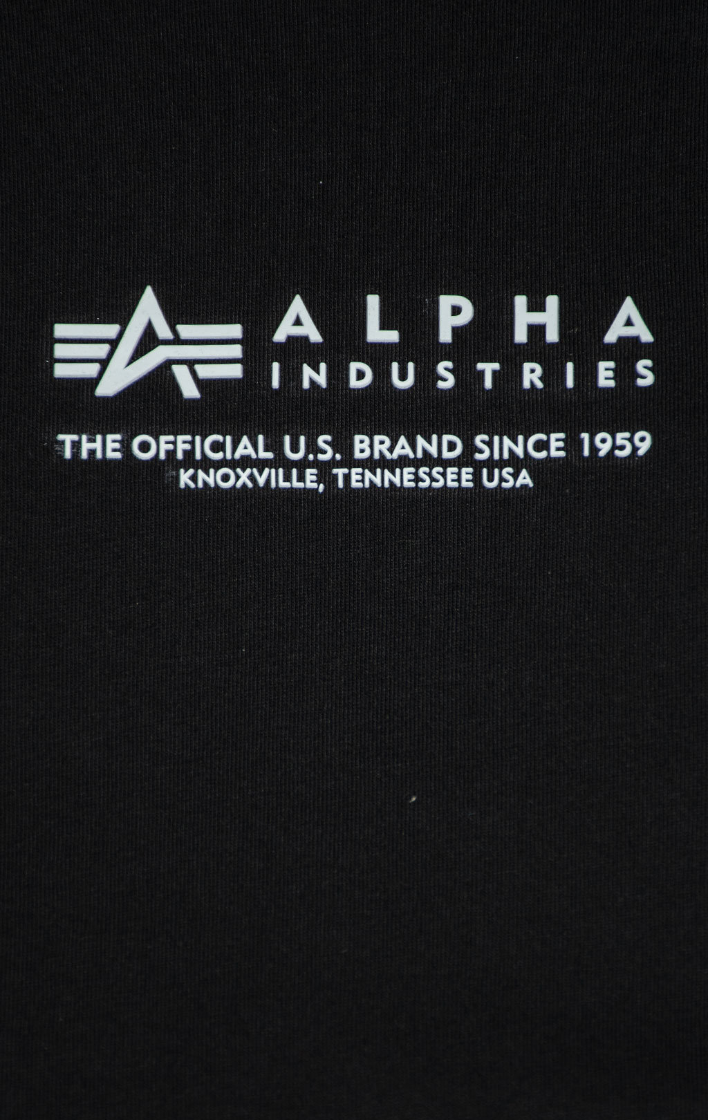 Футболка ALPHA INDUSTRIES ALPHA WORDING T black 