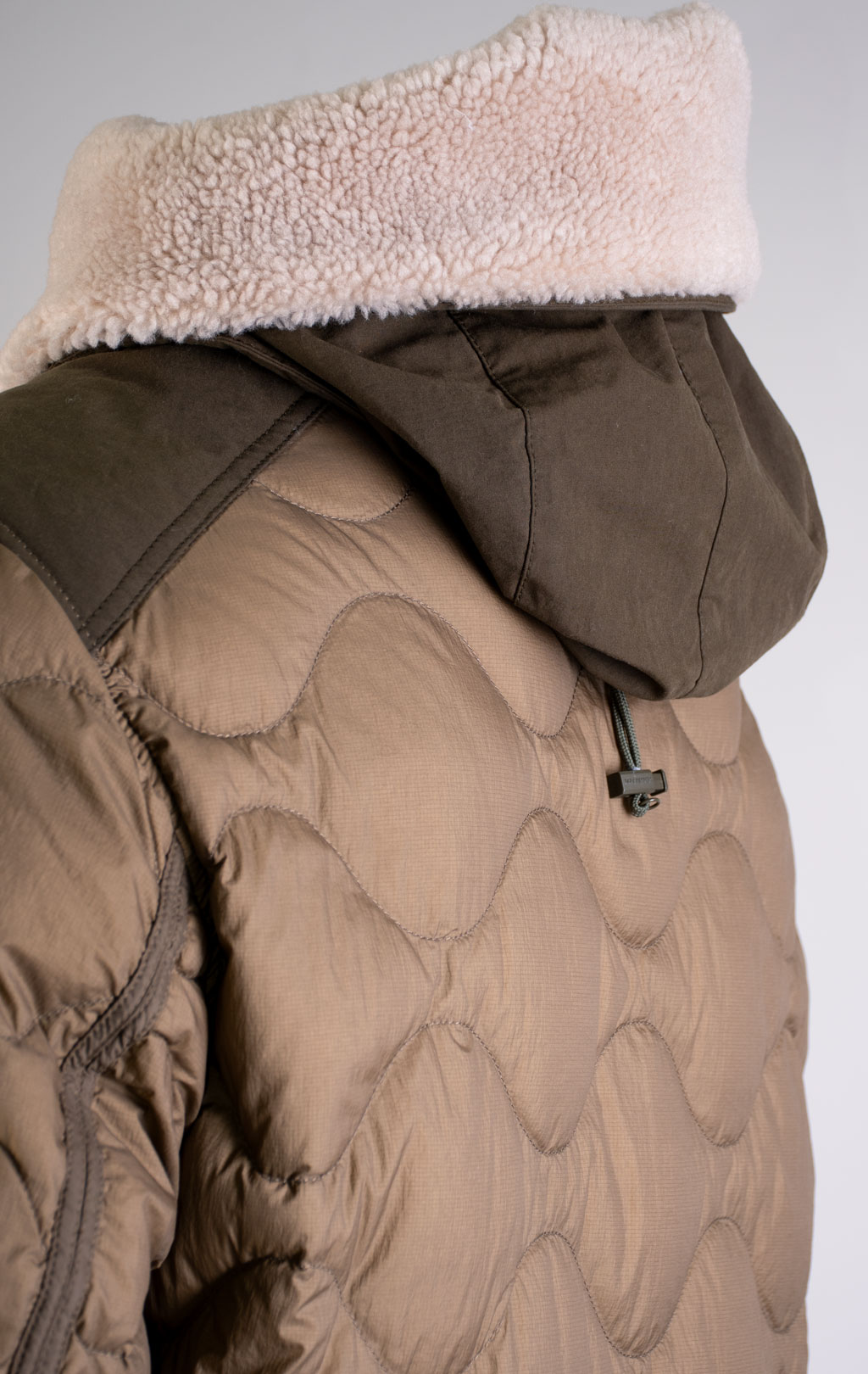 Куртка-пуховик PARAJUMPERS AKUTAN FW 25/26 earth/deep moss 