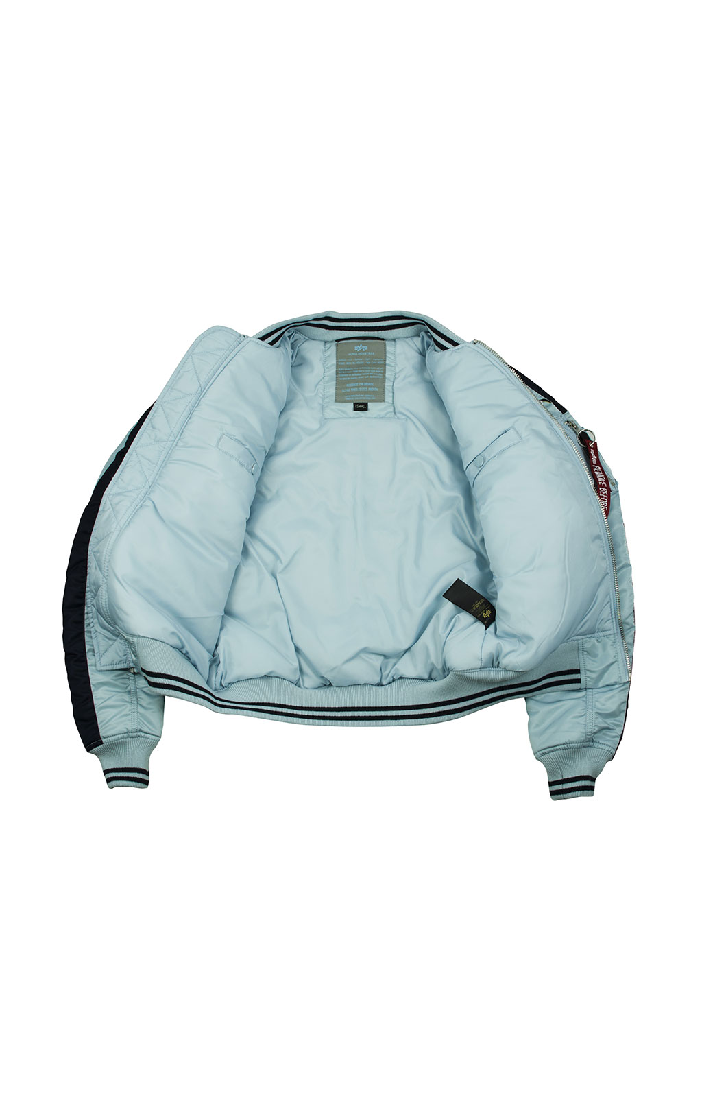 Женская куртка-бомбер лётная ALPHA INDUSTRIES MA-1 SOUVENIER air blue 