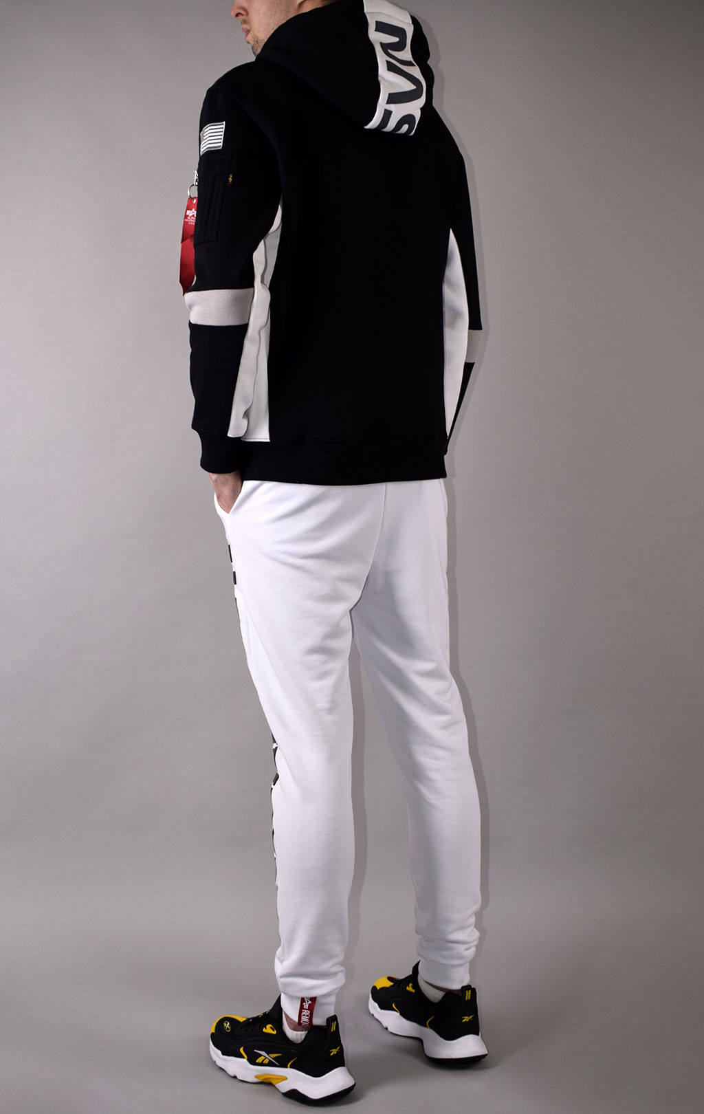 Толстовка ALPHA INDUSTRIES NASA SPACE CAMP HOODY black 