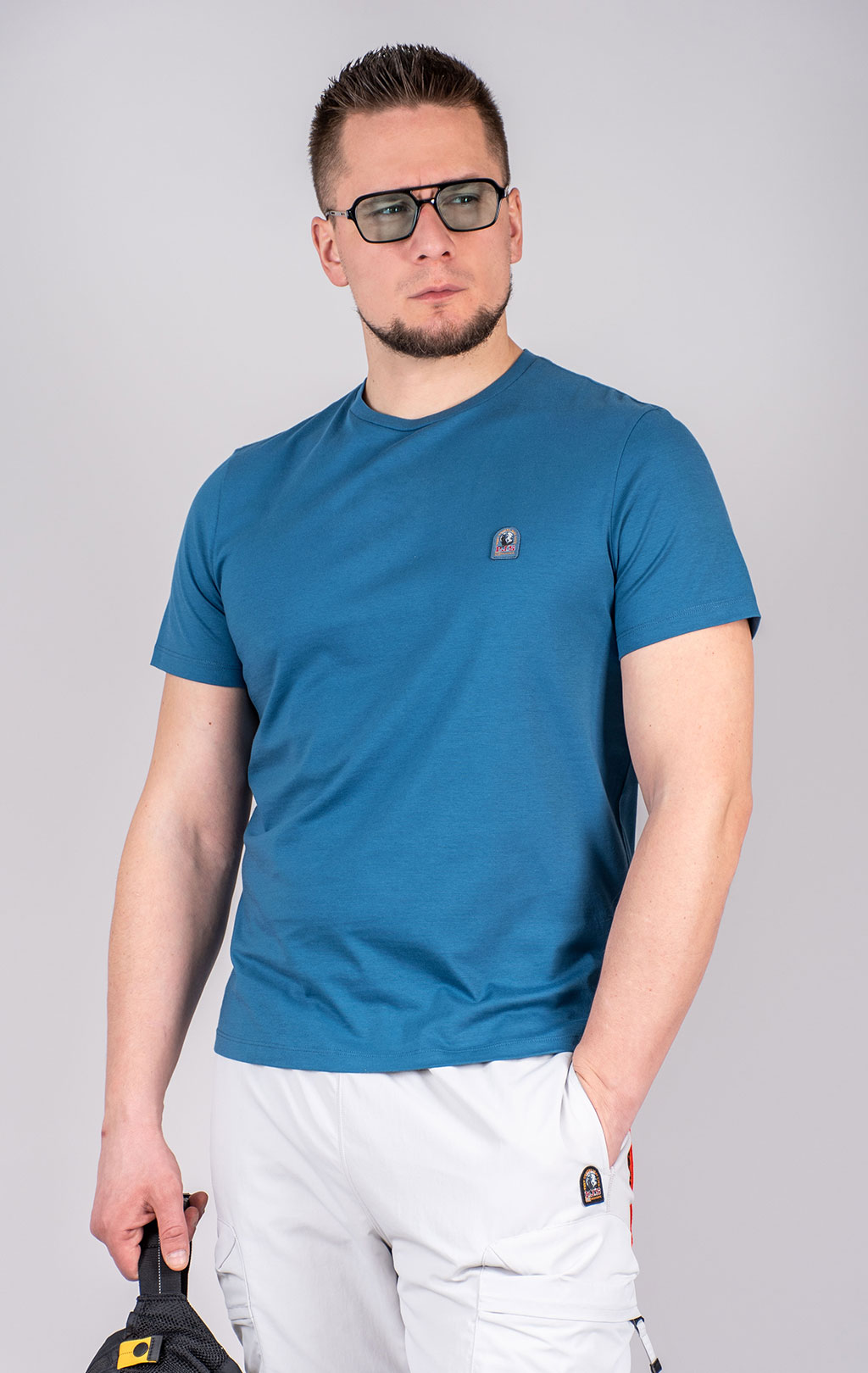 Футболка PARAJUMPERS PATCH TEE SS 25 m legion blue 