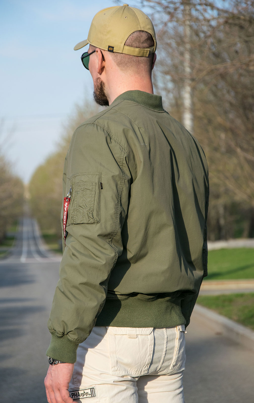 Куртка-бомбер ALPHA INDUSTRIES MA-1 PRIMALOFT sage 