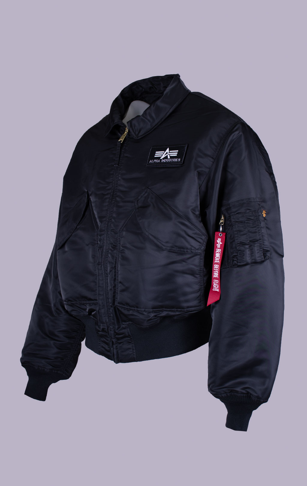 Куртка летная ALPHA INDUSTRIES CWU 45 HERITAGE black 