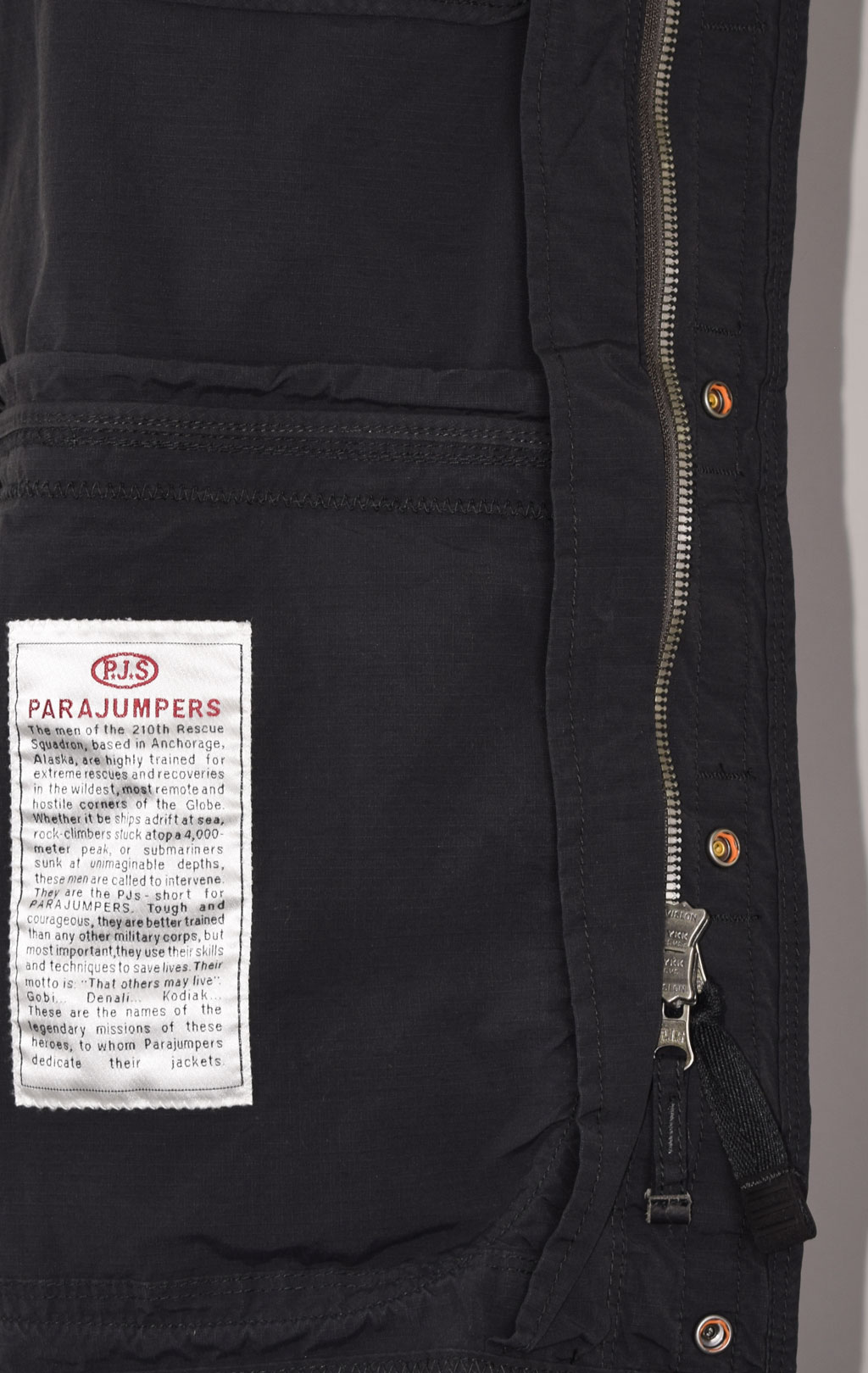 Ветровка PARAJUMPERS M-65 DESERT SS 23 black 
