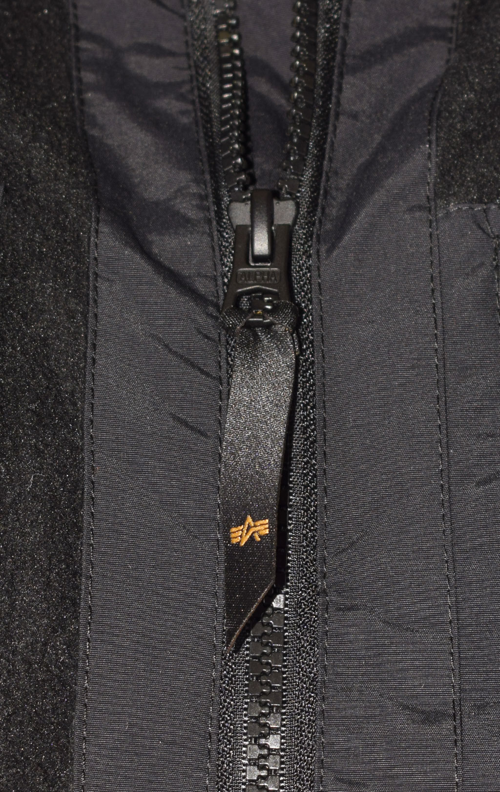 Толстовка ALPHA INDUSTRIES MIXED MEDIA FLEECE FULL ZIP HOODIE FW 22/23 black 