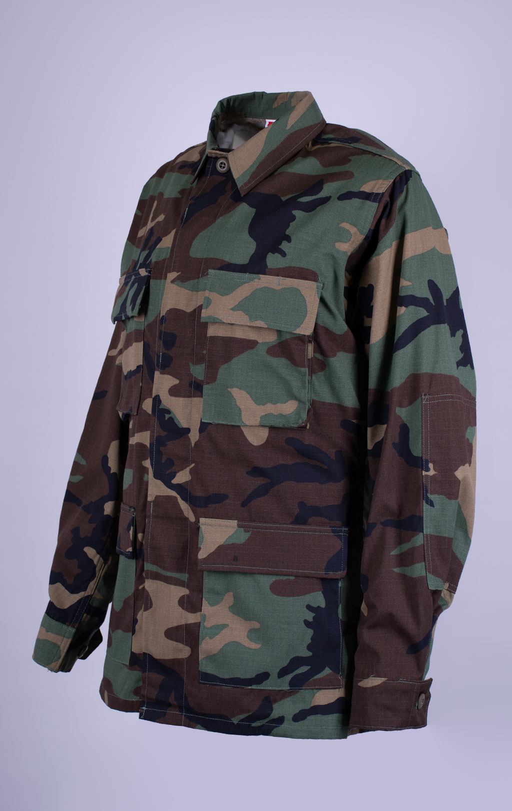 Китель полевой BDU хлопок/нейлон Rip-Stop camo woodland США