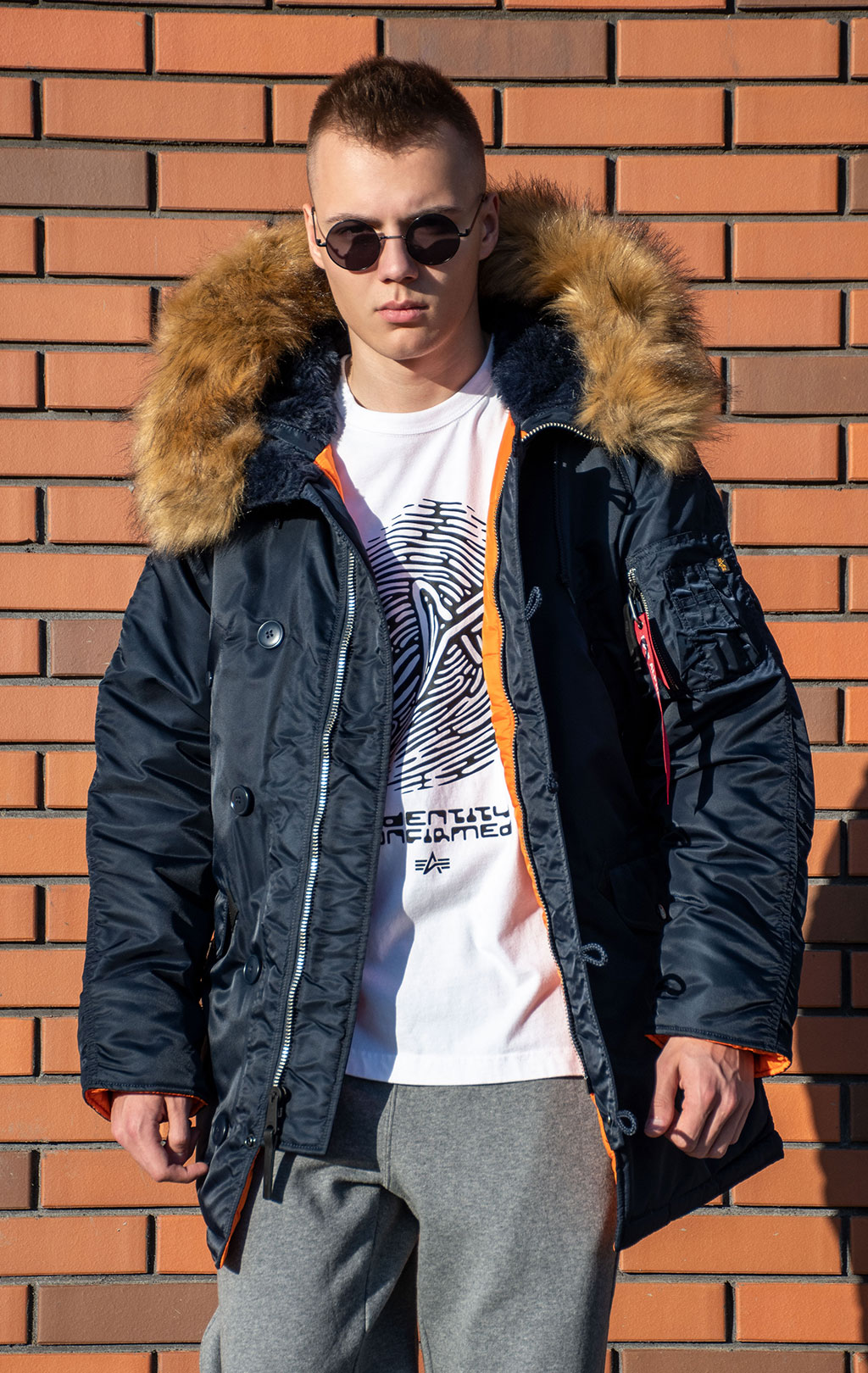 Аляска ALPHA INDUSTRIES SLIM FIT N-3B FW 24/25 rep. blue 
