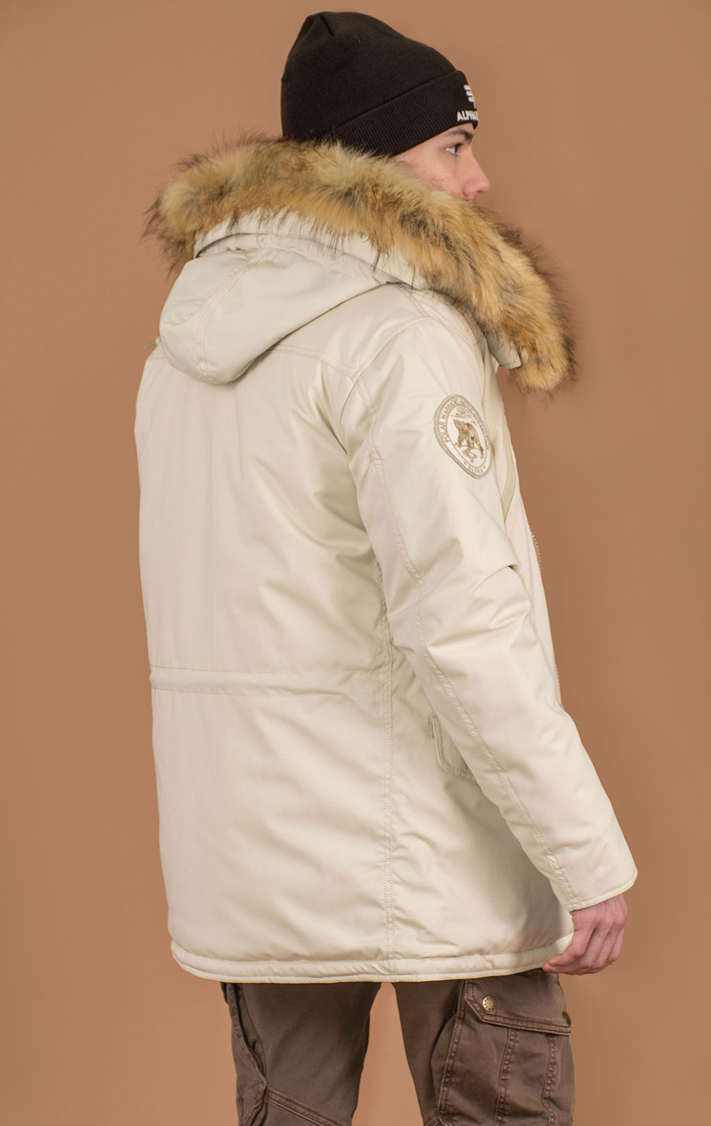Аляска ALPHA INDUSTRIES POLAR vintage white 