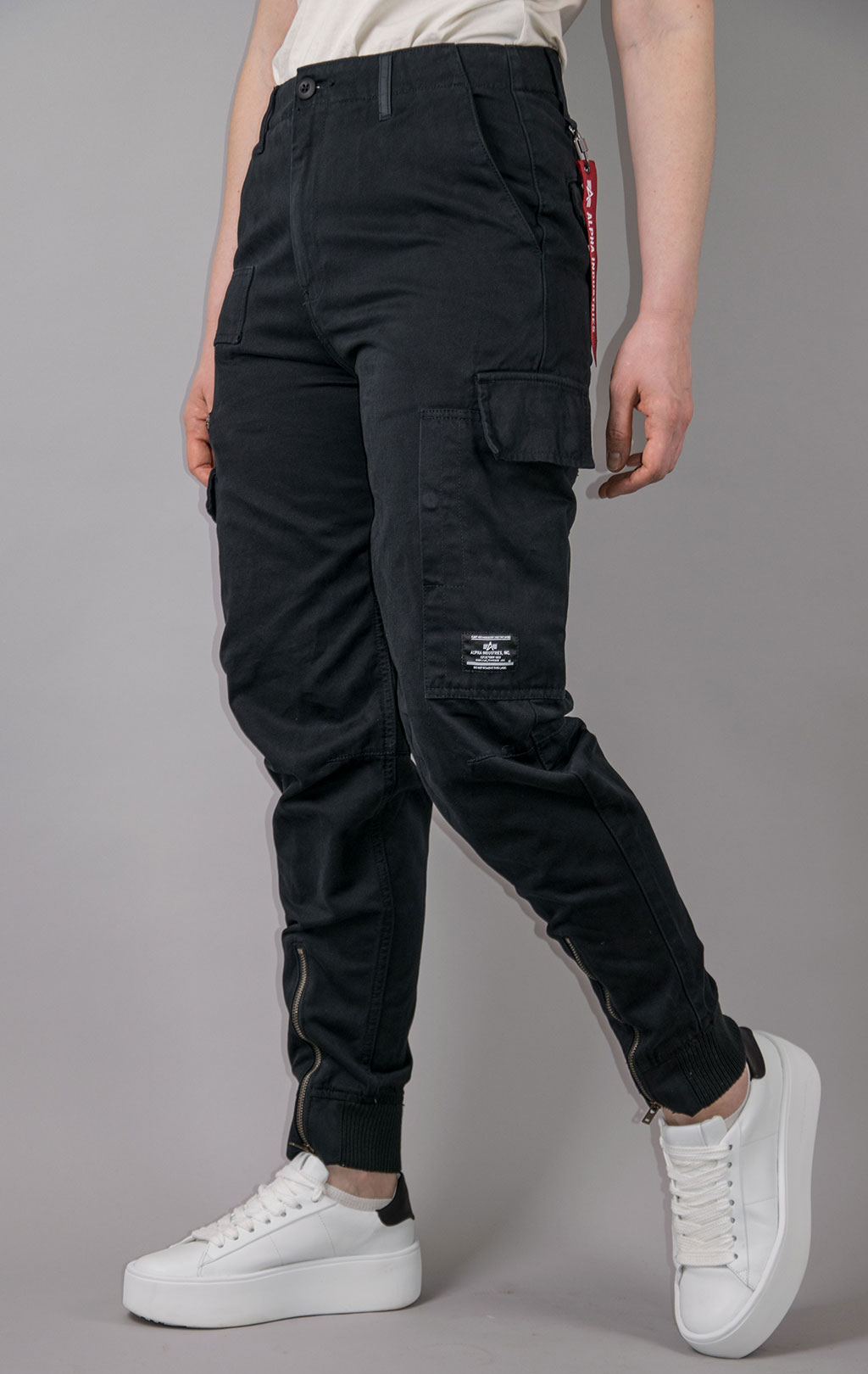Брюки-карго ALPHA INDUSTRIES A-11 PANT плотные black 
