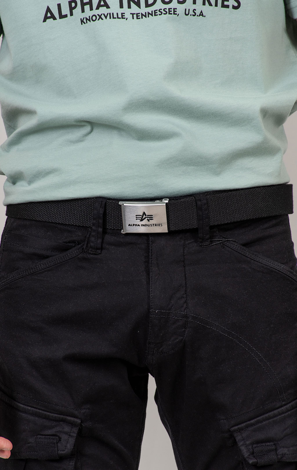 Ремень ALPHA INDUSTRIES BIG A BELT black 