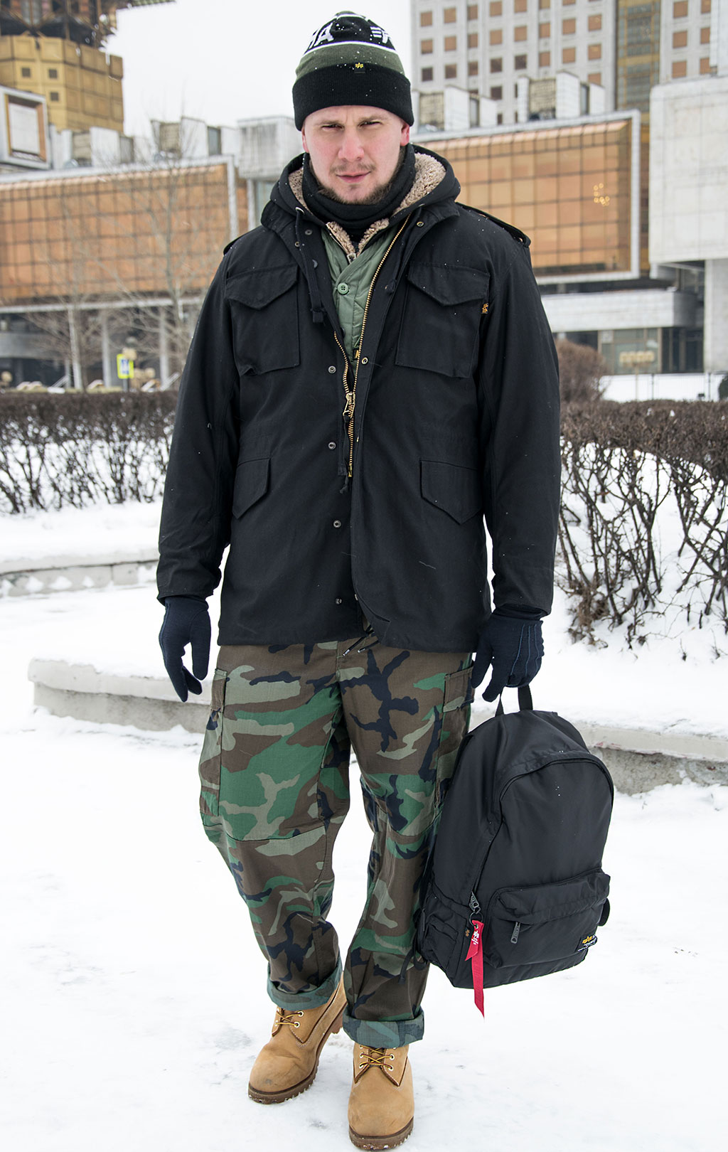 Куртка ALPHA INDUSTRIES M-65 CLASSIC big size FW 23/24 m black 