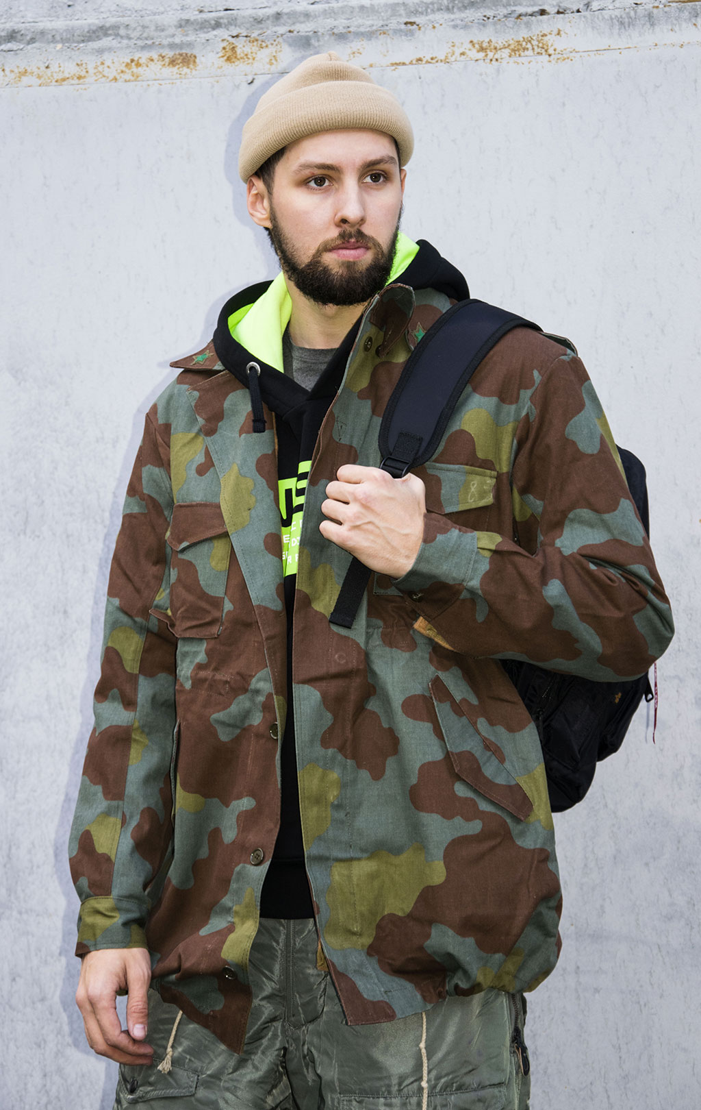 Куртка Battalion San Marco старого образца с подстёжкой camo Италия