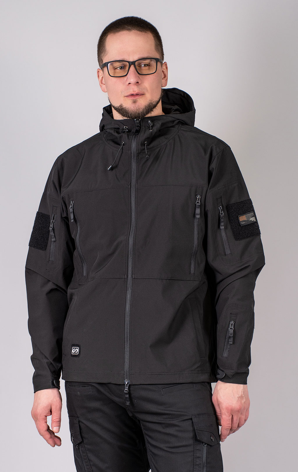 Куртка тактическая Guardian Spirit Soft Shell black UF-343 