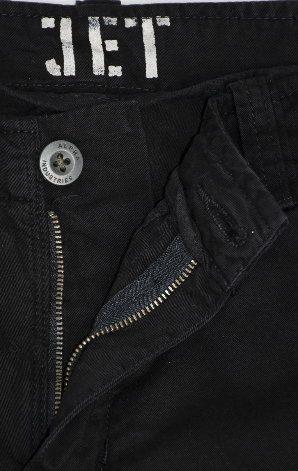 Брюки-карго ALPHA INDUSTRIES JET PANT black (#101212) 