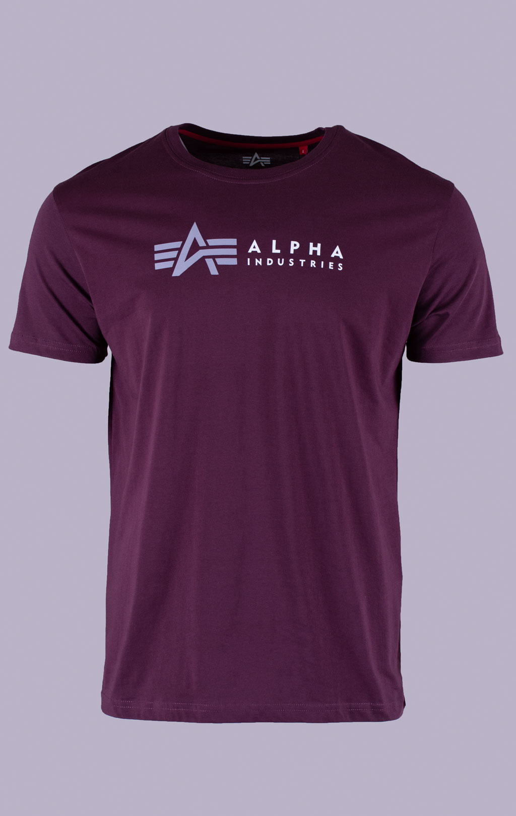 Футболка ALPHA INDUSTRIES ALPHA LABEL T dark cherry 