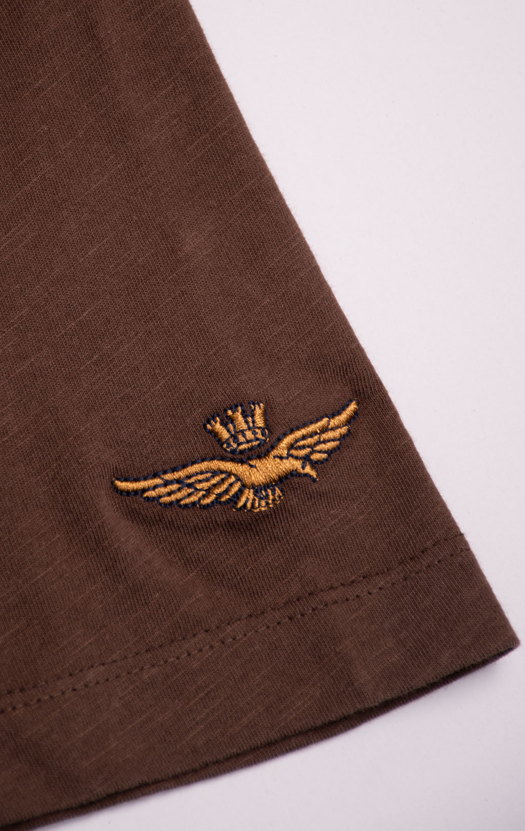 Футболка AERONAUTICA MILITARE SS 26/BD chestnut brown (TS 2526) 