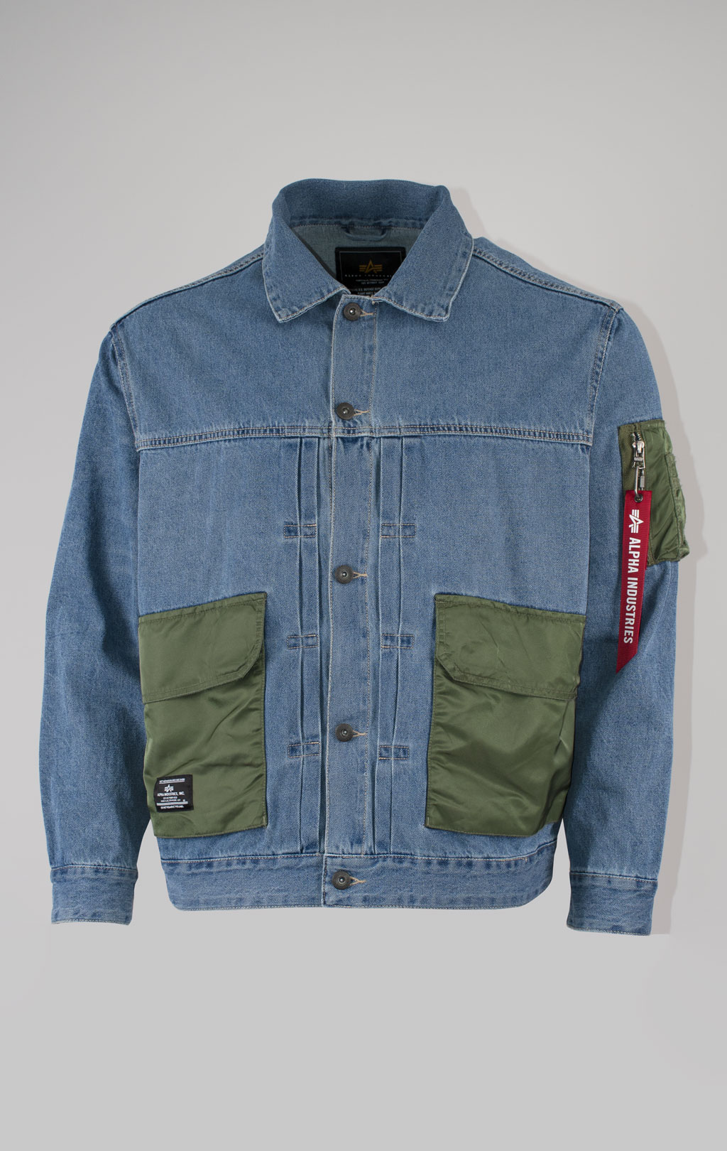 Ветровка ALPHA INDUSTRIES DENIM JACKET SS 25 m replica blue 
