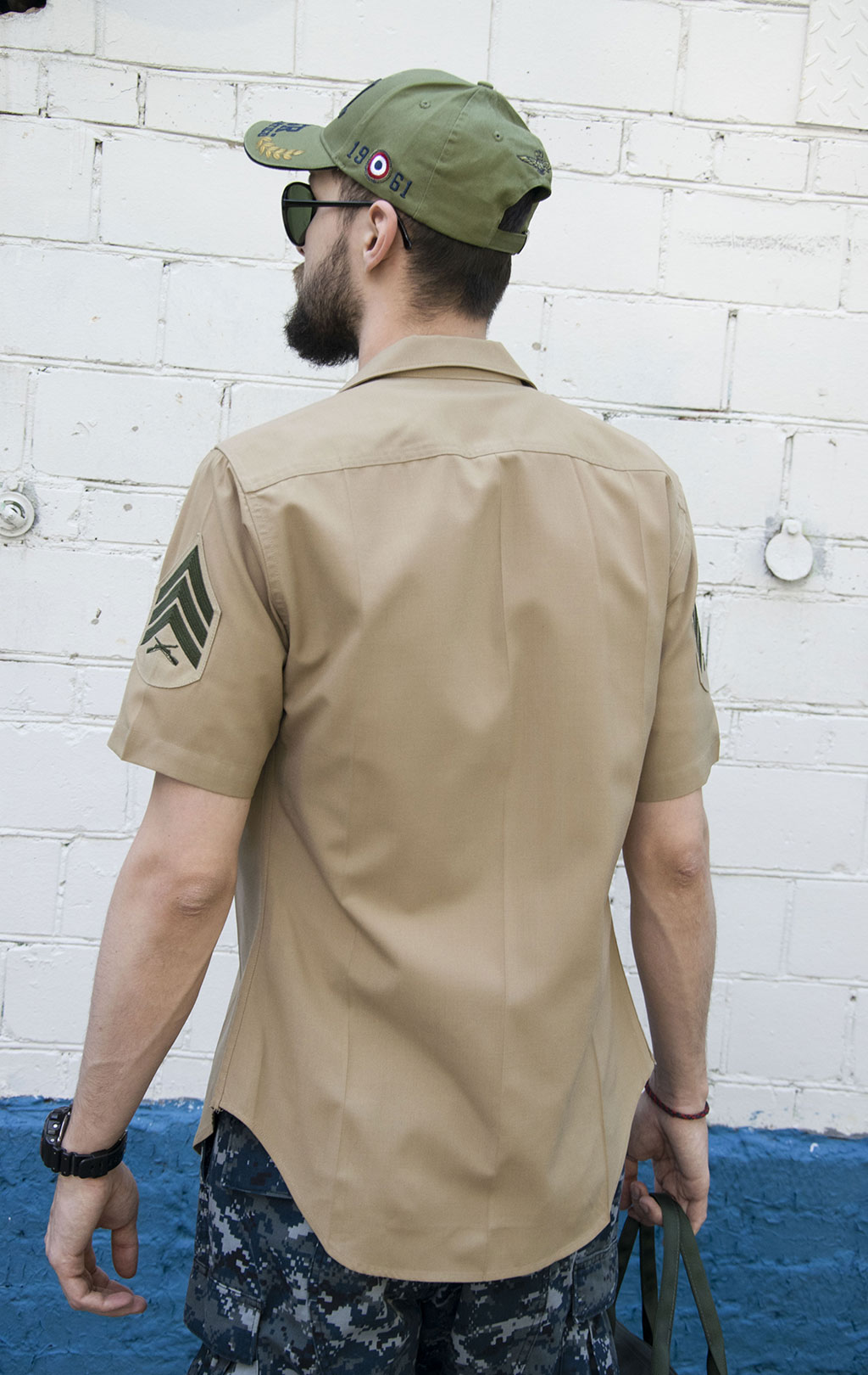 Рубашка USMC короткий рукав khaki США