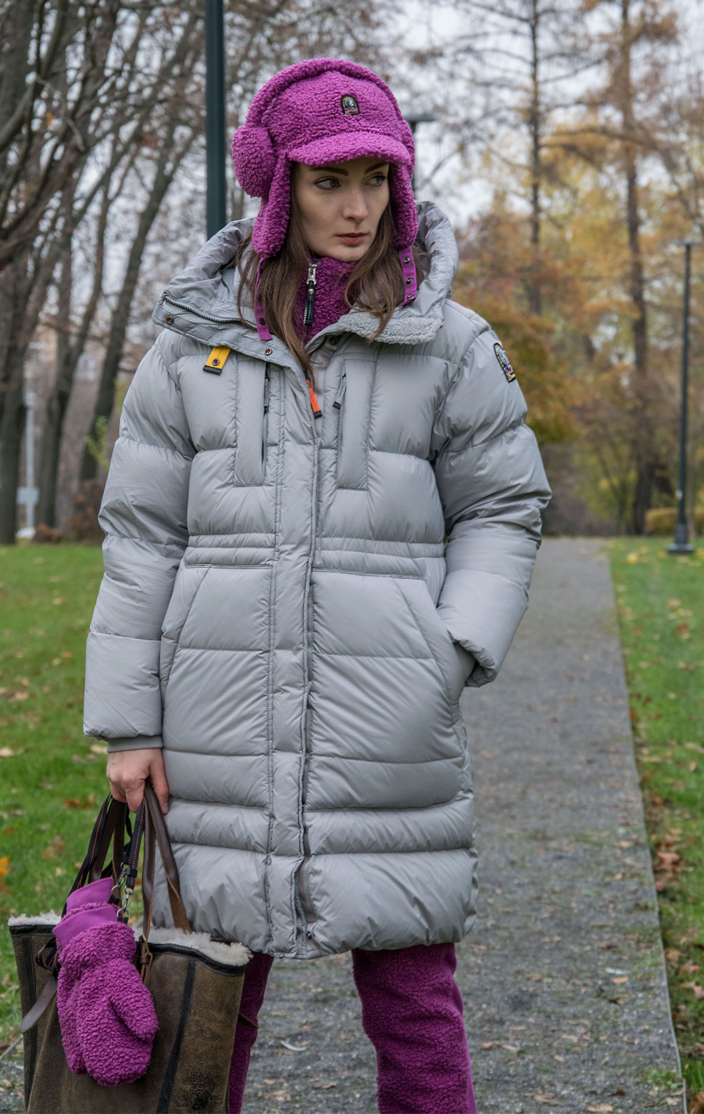 Женское пальто пуховое PARAJUMPERS EIRA FW 22/23 paloma 