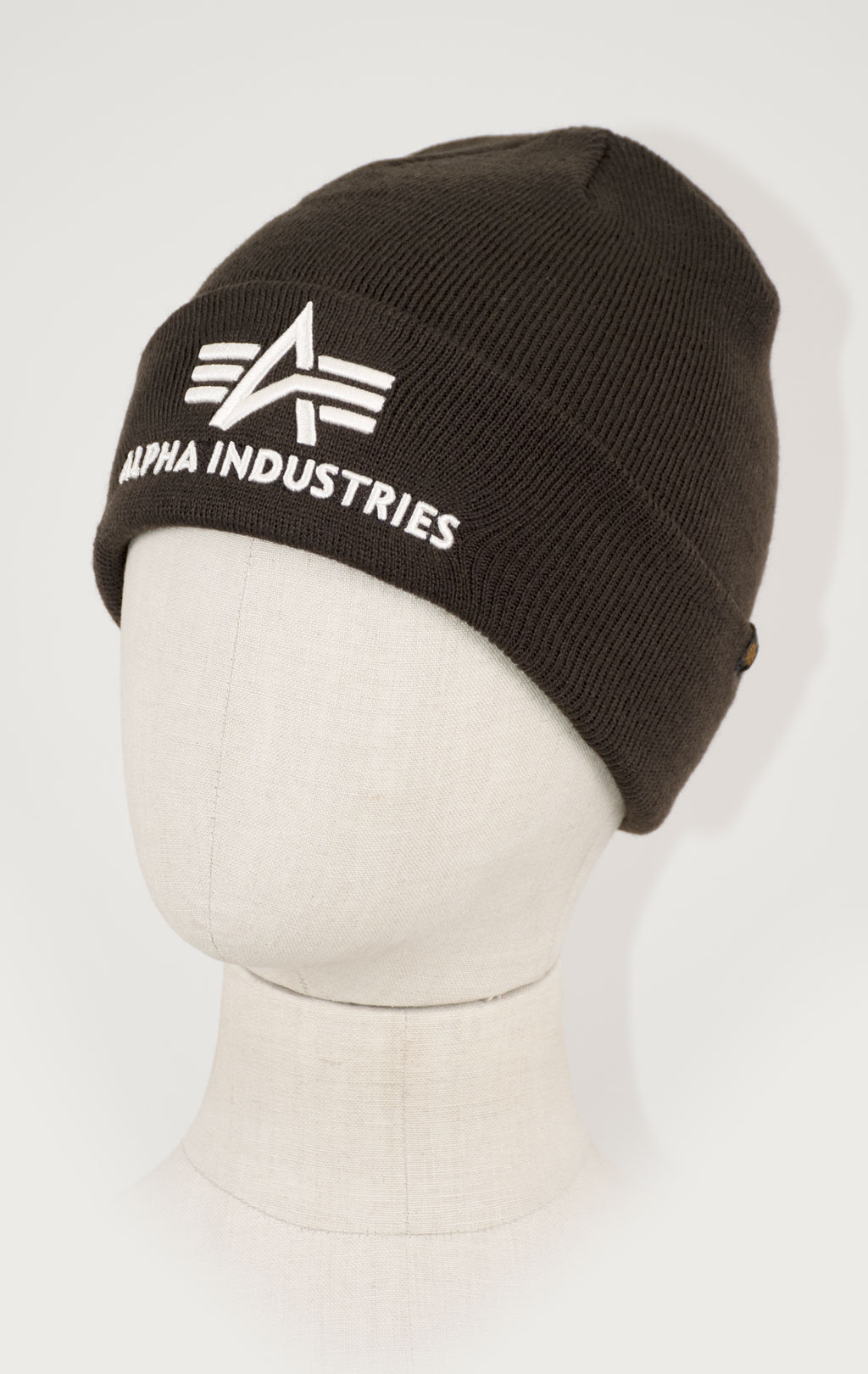 Шапка ALPHA INDUSTRIES 3D BEANIE hunter brown 