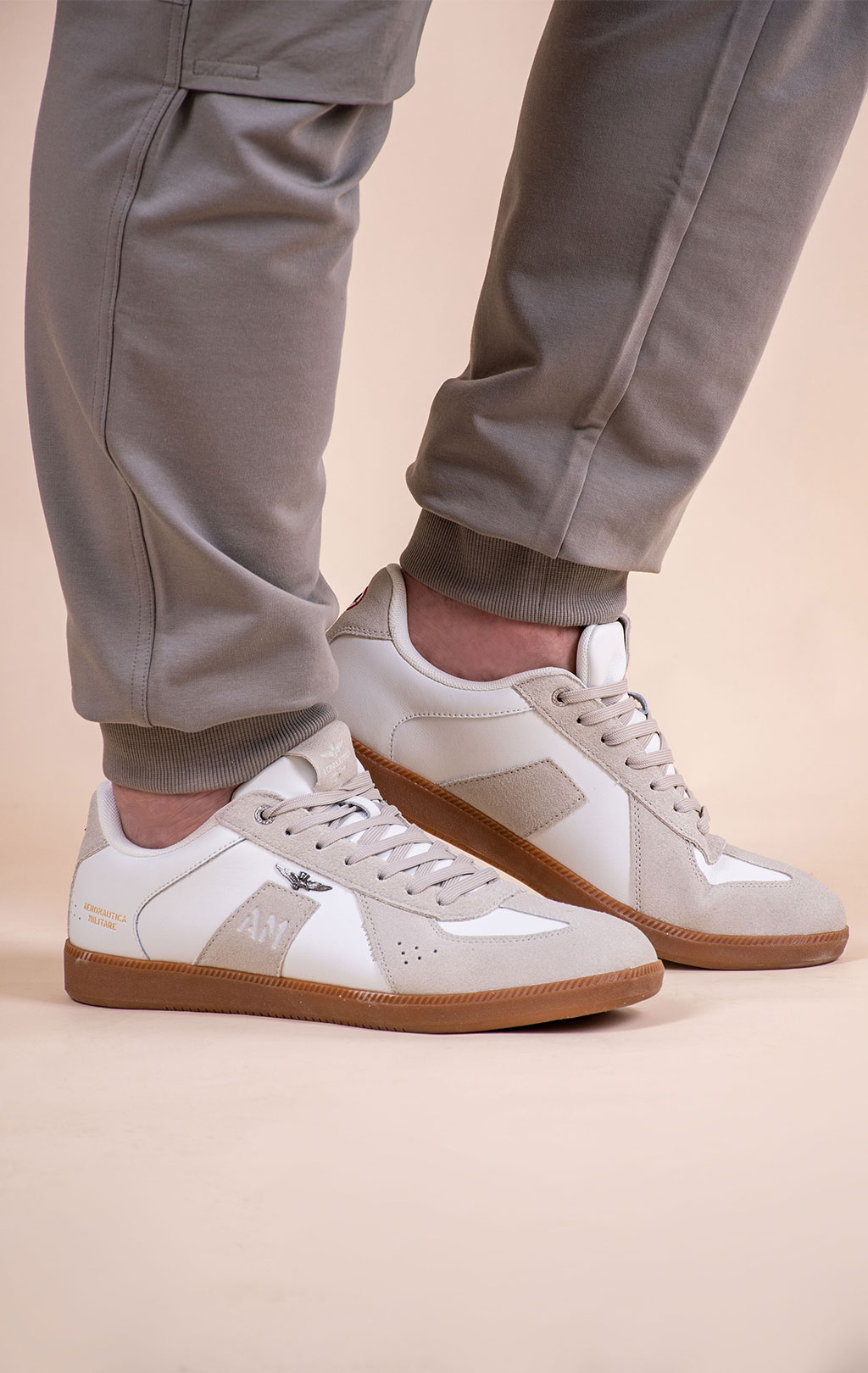 Кроссовки AERONAUTICA MILITARE (SC 0315) SS 26/CN off white 
