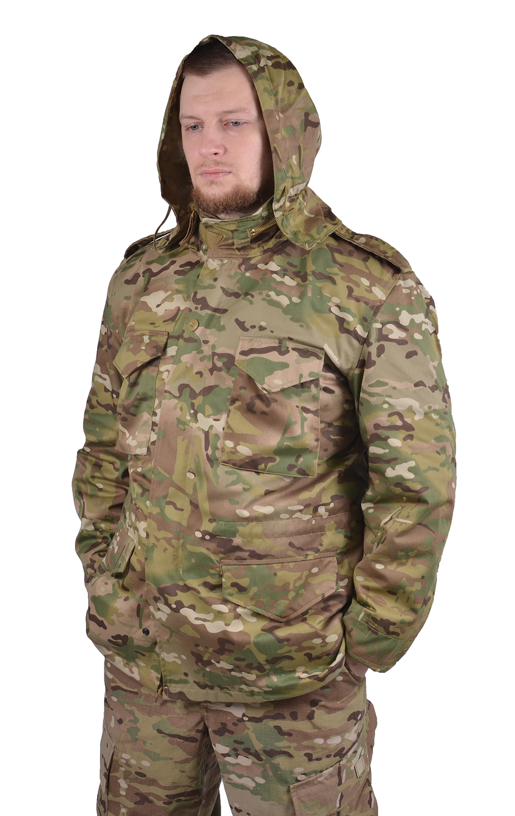 Куртка Mil-Tec M-65 CLASSIC с подстёжкой multicam 