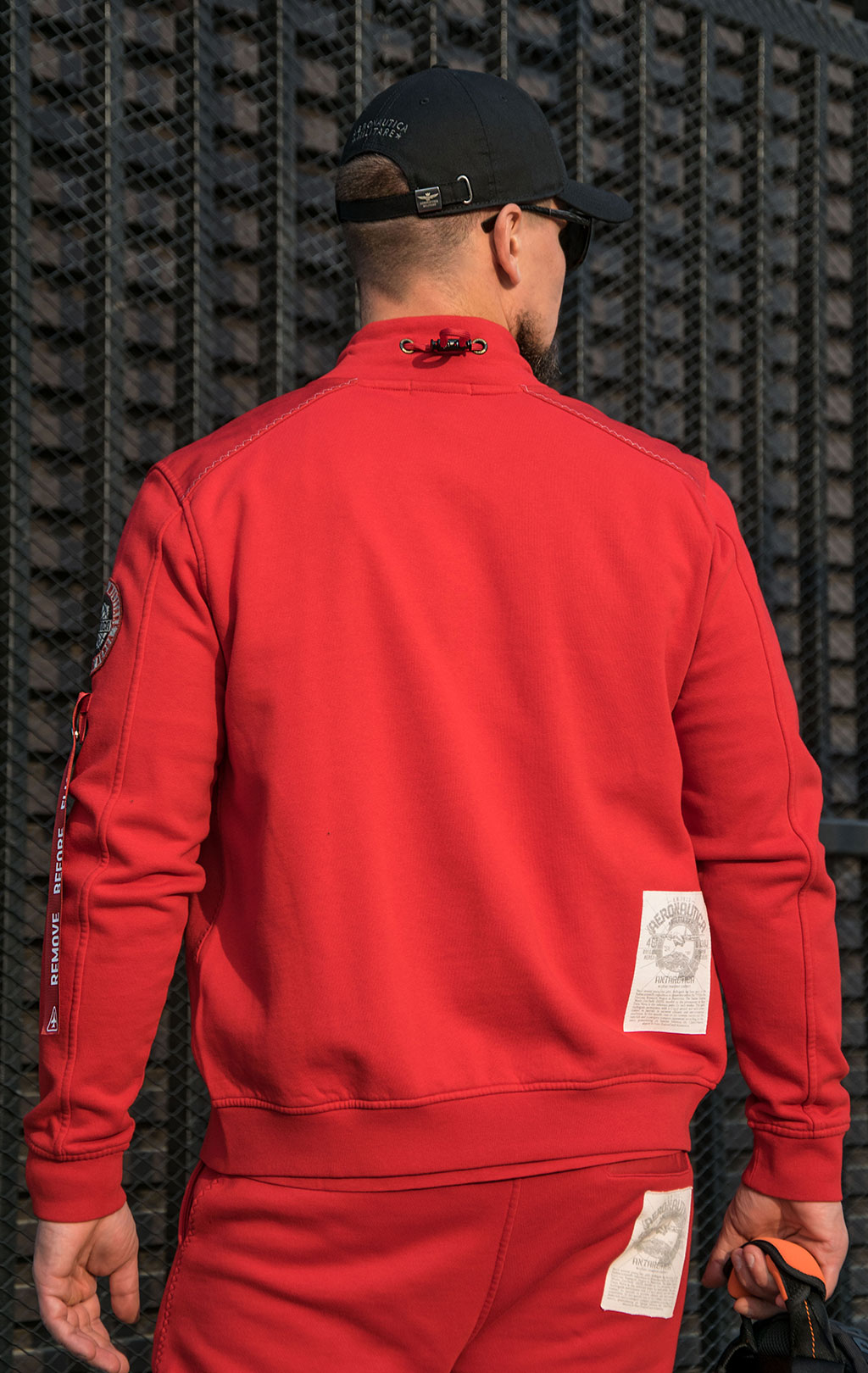 Олимпийка AERONAUTICA MILITARE ANTARCTICA FW 23/24/TR red (FE 1821) 