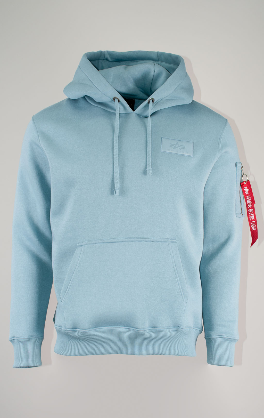 Толстовка ALPHA INDUSTRIES BACK PRINT HOODY greyblue 