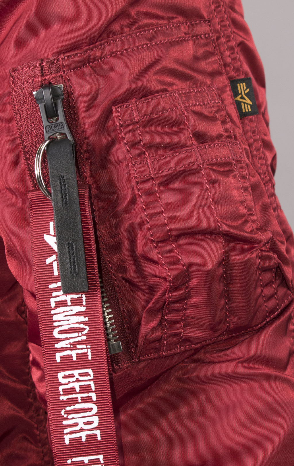 Женская аляска ALPHA INDUSTRIES N-3B CLASSIC original fit натур. мех FW 21 m commander red 