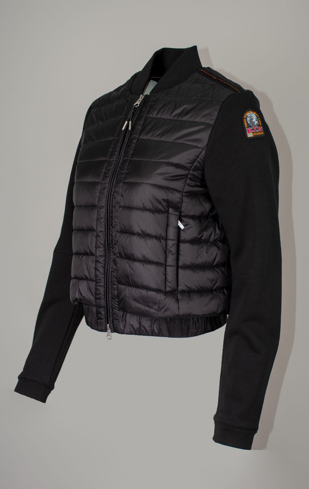 Женская толстовка комбинированная PARAJUMPERS LORETTA FW 25/26 black 