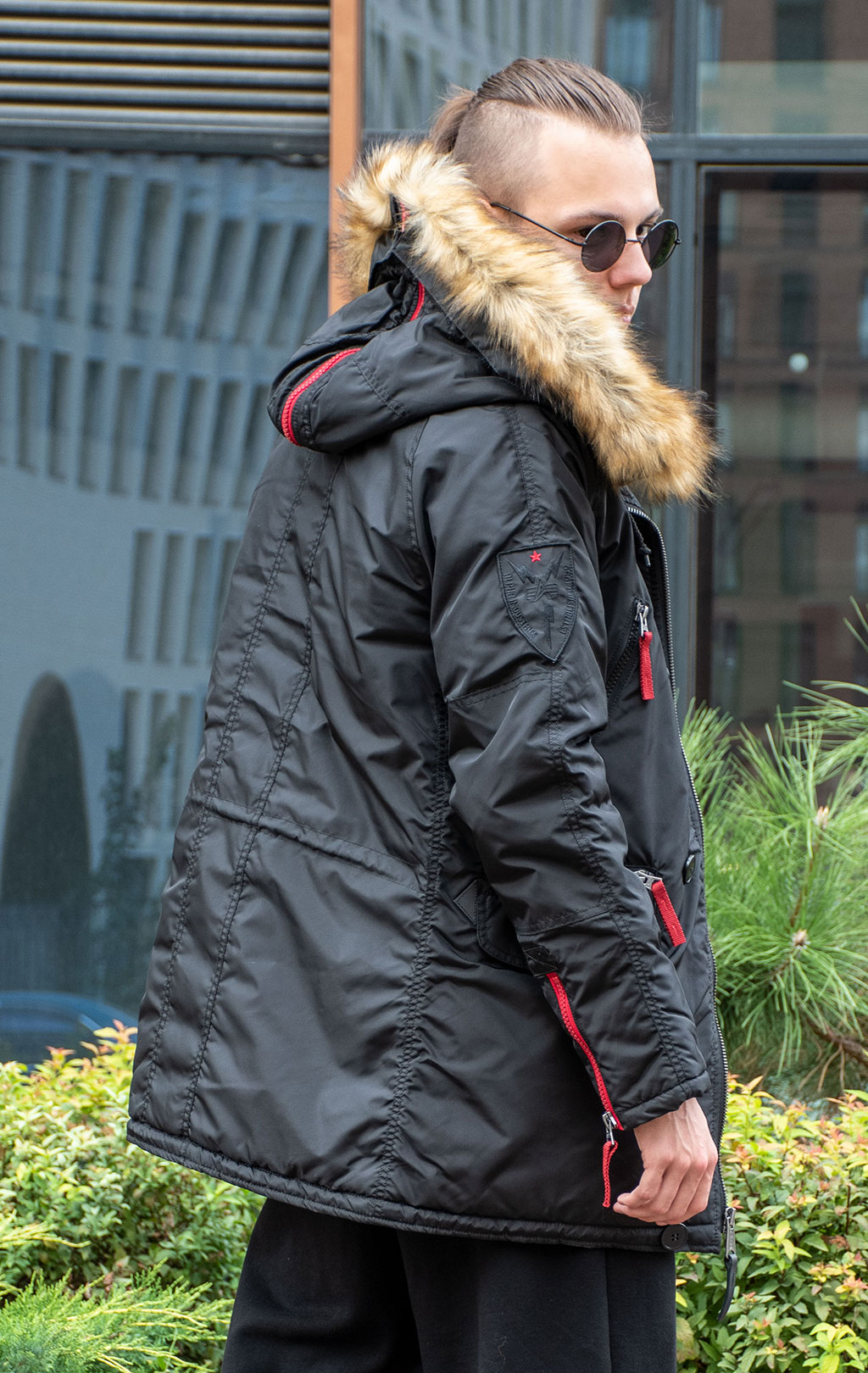 Аляска ALPHA INDUSTRIES PPS N-3B black/RBF red 