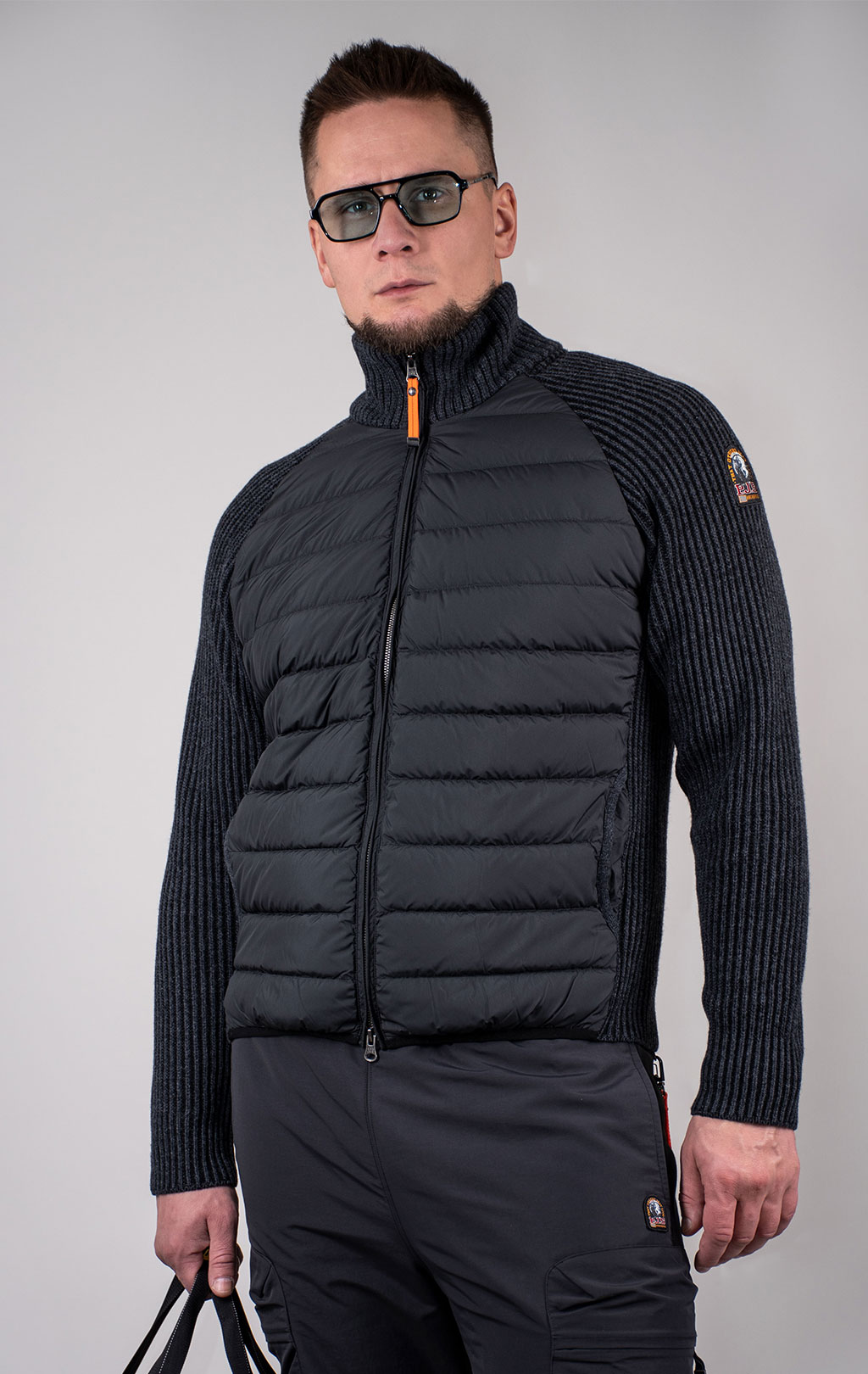 Свитер комбинированный PARAJUMPERS OLMO FW 24/25 black 