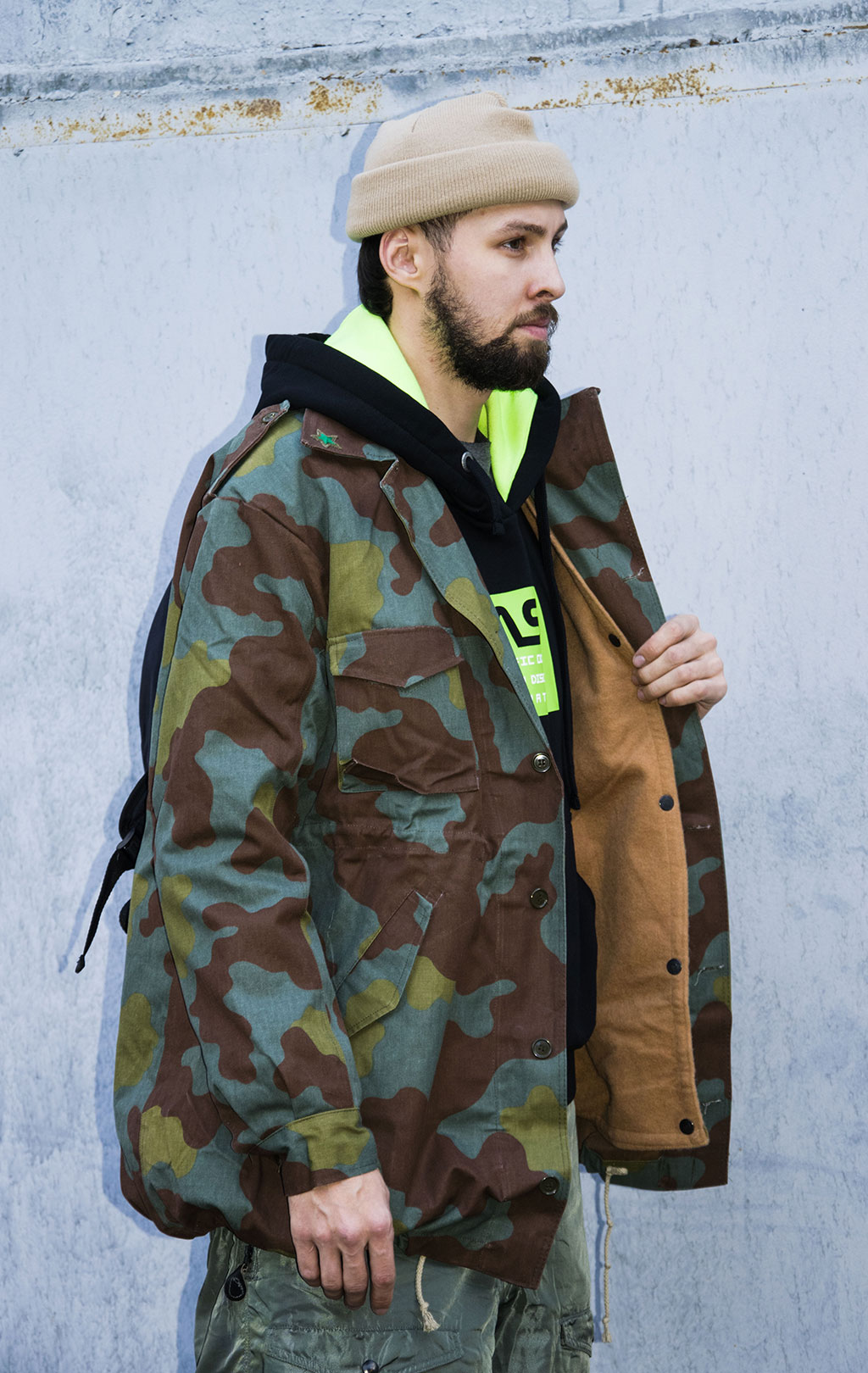 Куртка Battalion San Marco старого образца с подстёжкой camo Италия