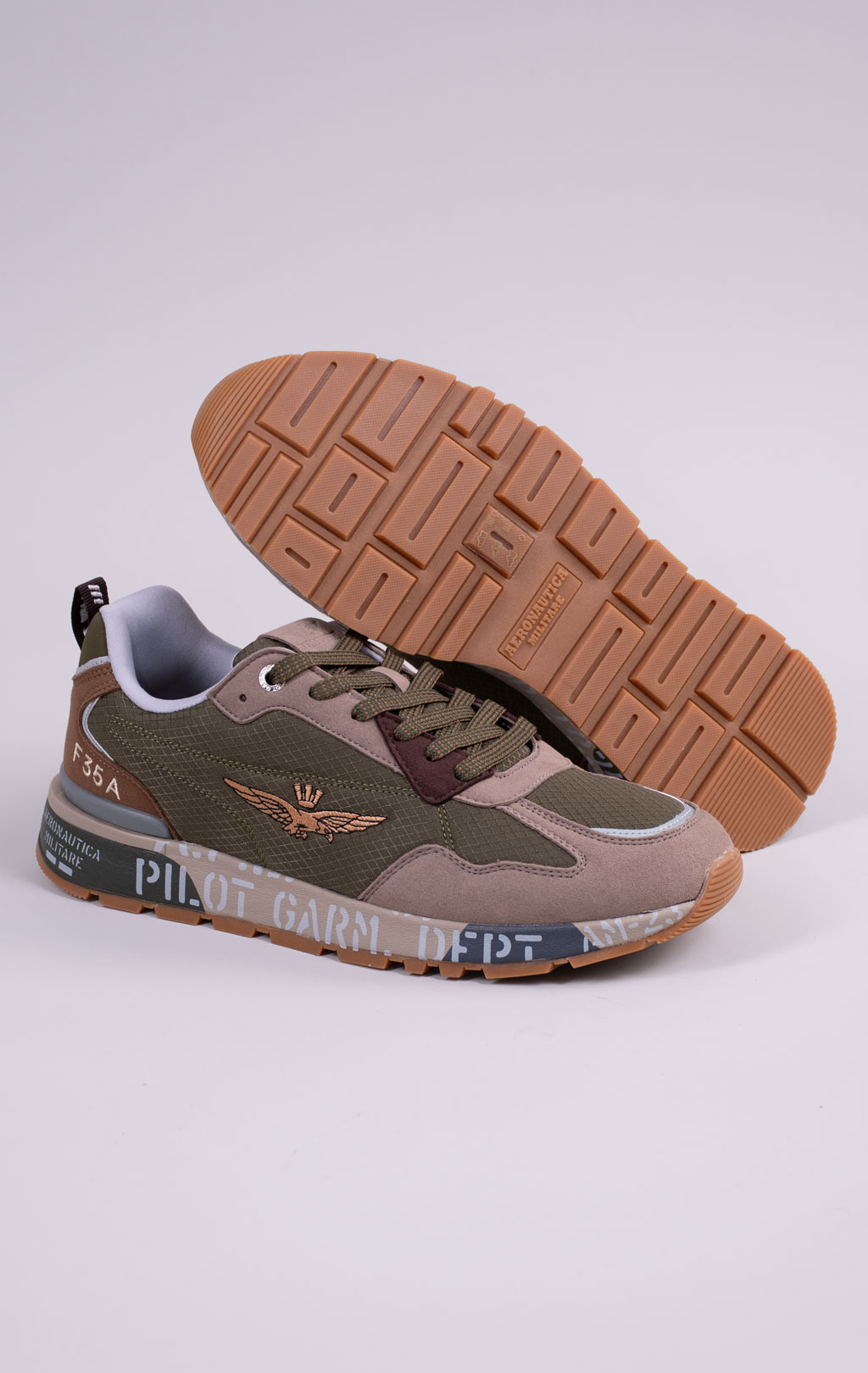 Кроссовки AERONAUTICA MILITARE (SC 0276) SS 26/CN salvia 