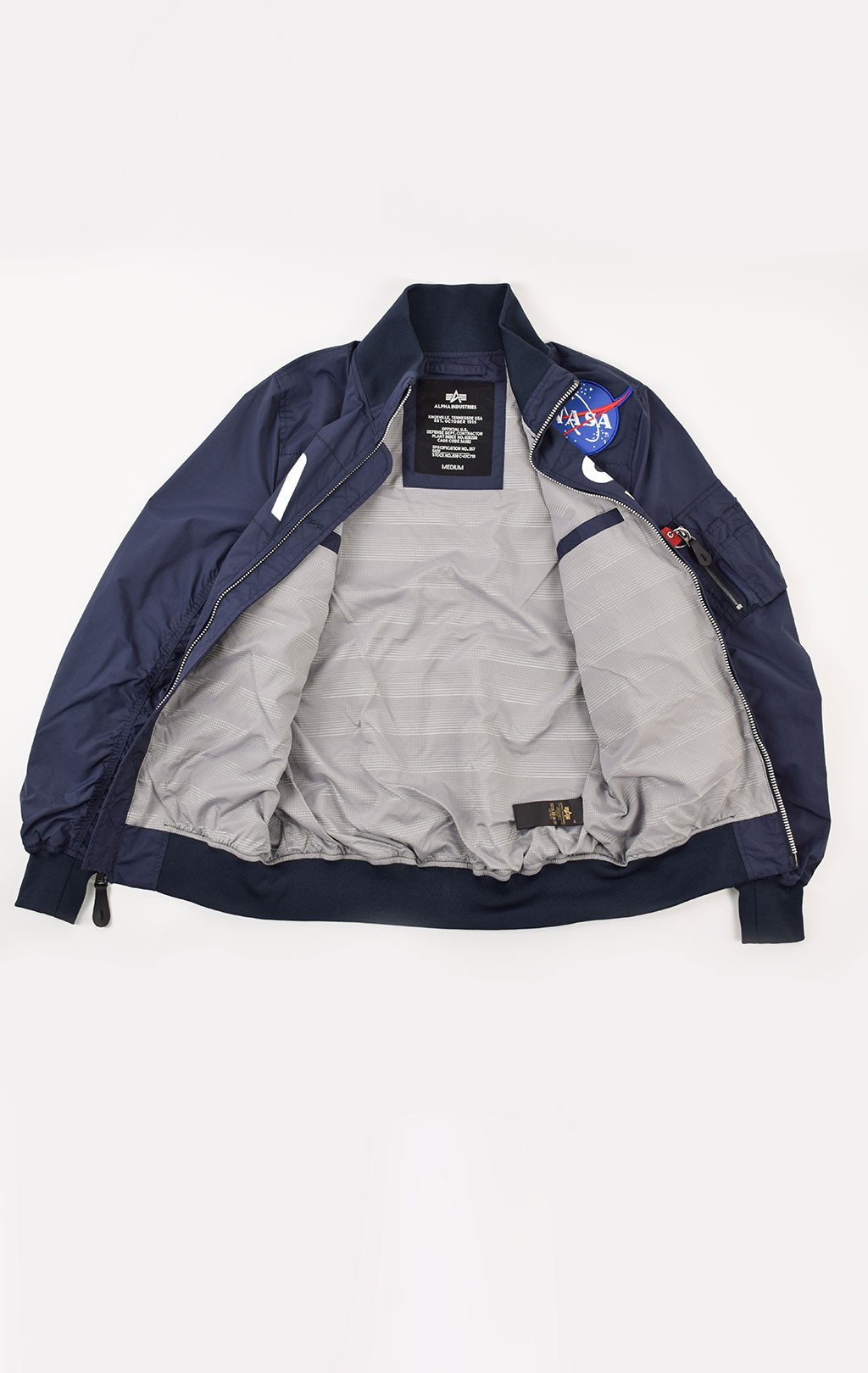 Ветровка ALPHA INDUSTRIES NASA JACKET rep. blue 