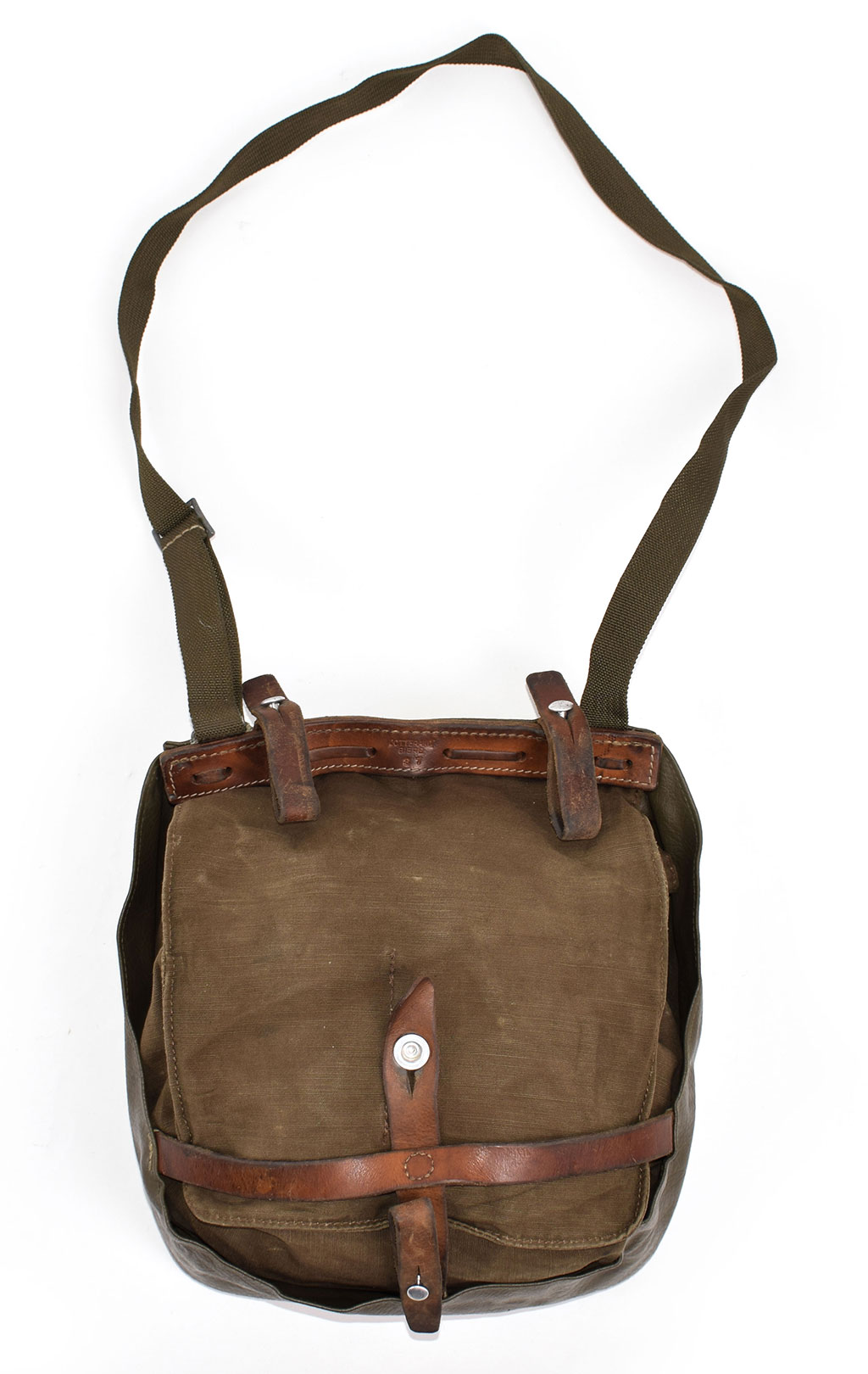 Сумка сухарная 24x12x26 olive б/у Швейцария