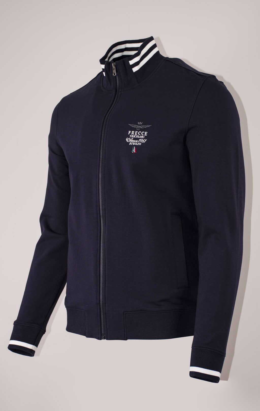 Олимпийка AERONAUTICA MILITARE SS 24 m/BD blue navy (FE 1756) 