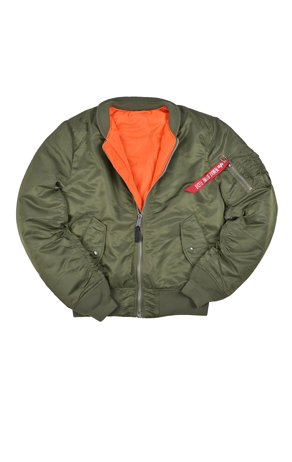 Бомбер ALPHA INDUSTRIES MA-1 SLIM FIT sage green 