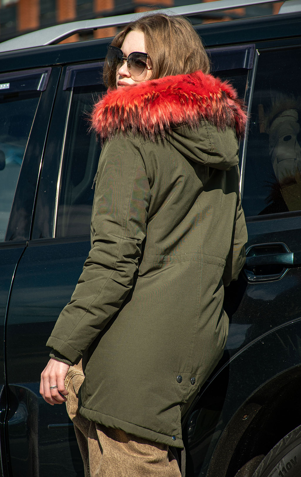 Женская куртка-парка CANADIAN PATCHWORK ESKIMO army (WPTC) 