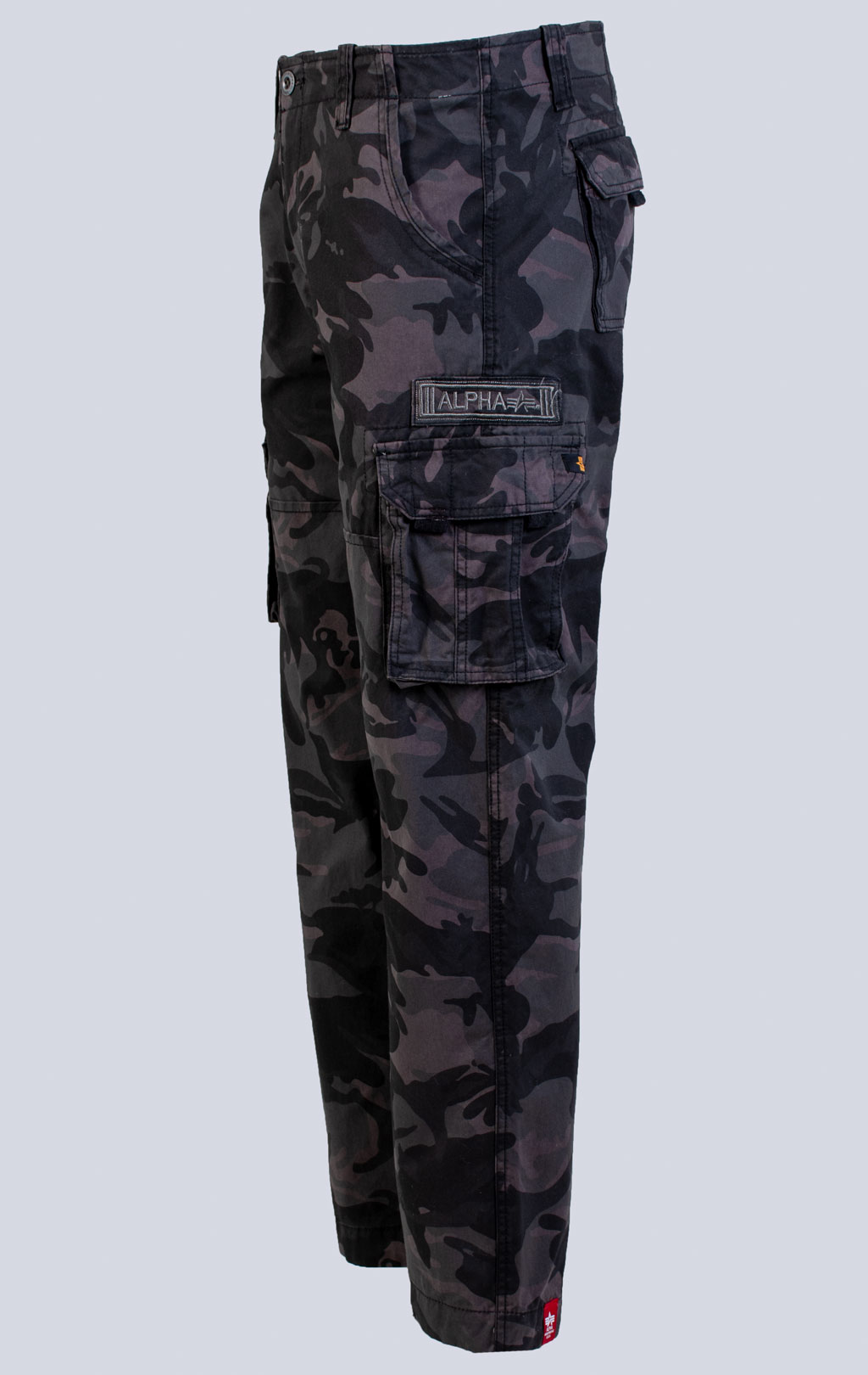 Брюки-карго ALPHA INDUSTRIES JET PANT big size black camo (#101212) 